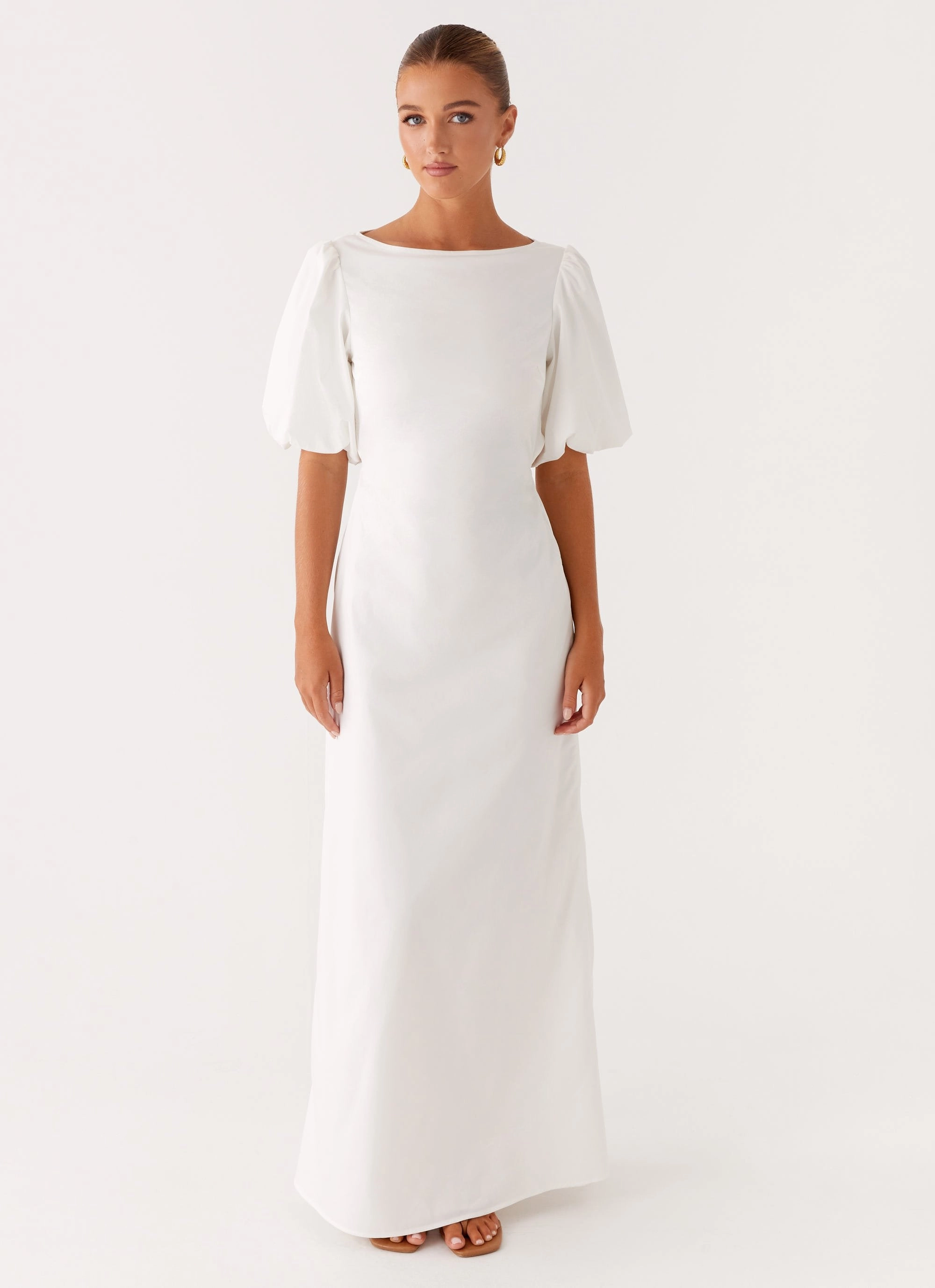 Machine-washable Judy Maxi Dress - White