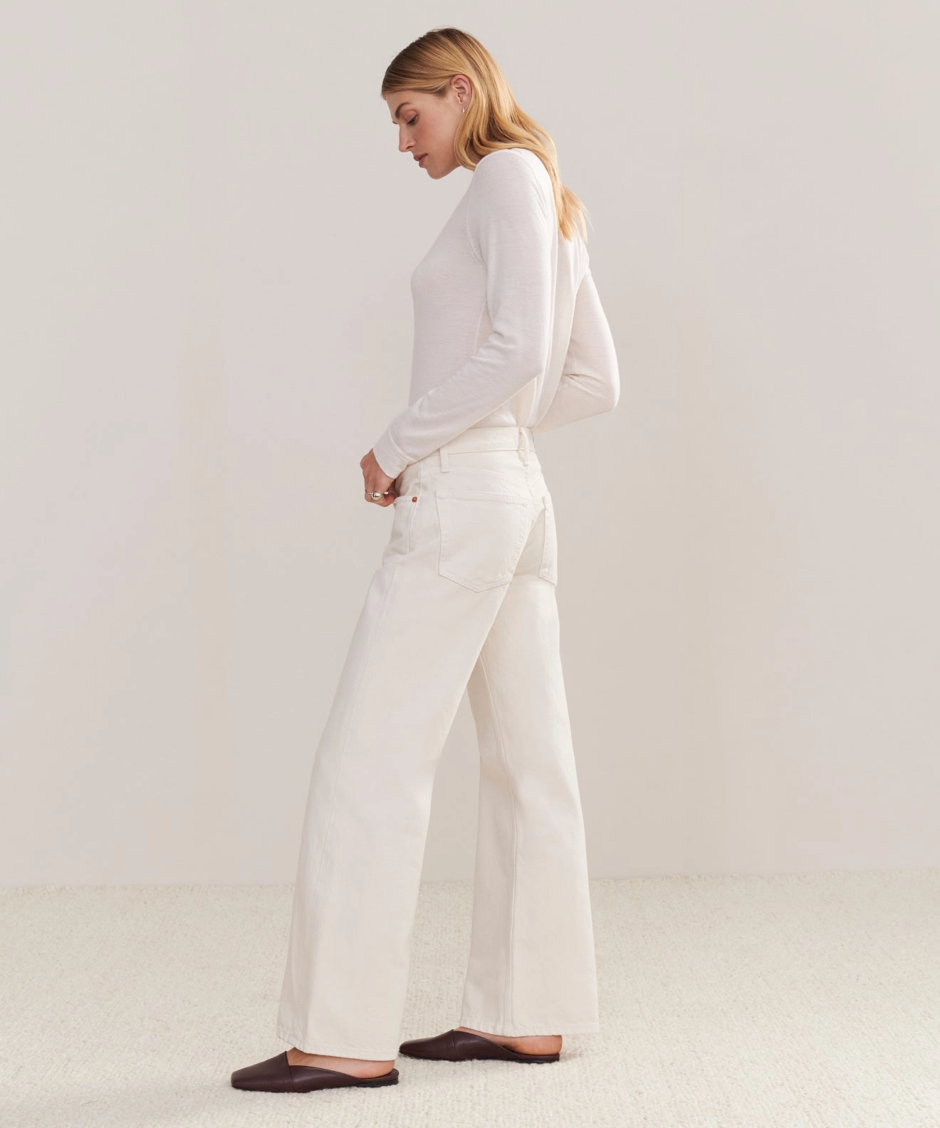 Movement Ready NonSlipInnerGrip Mid Rise Wide Leg