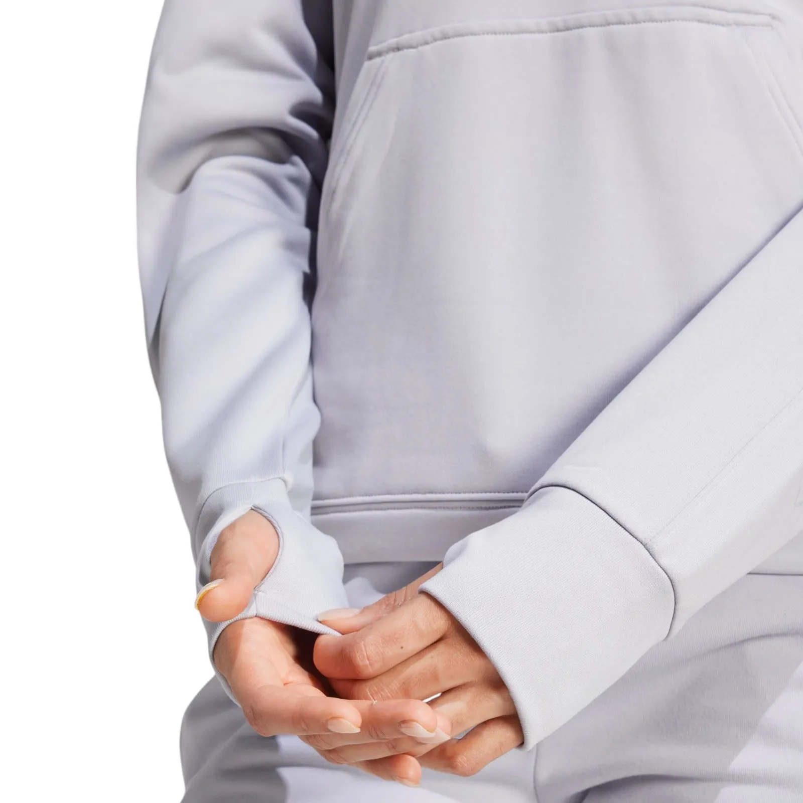 adidas Game & Go Womens Quarter-Zip Fleece Workout Top
