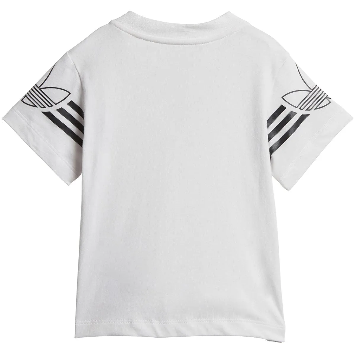 Adidas Infant & Toddler Originals Outline Tee Shorts Set White/Black