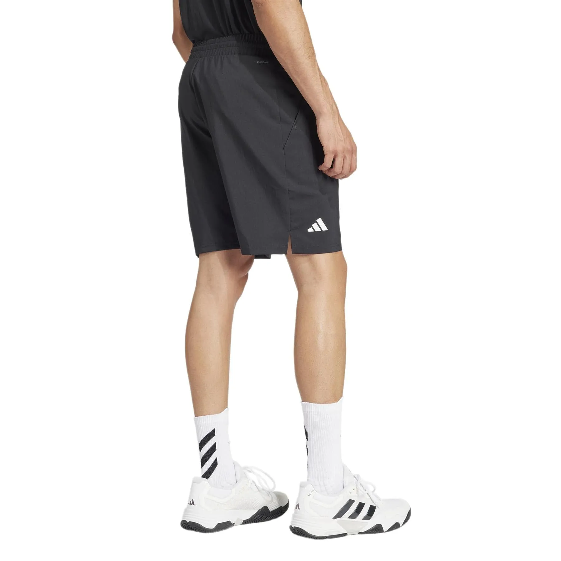 ADIDAS Mens 3 Stripe Badminton Shorts - Black