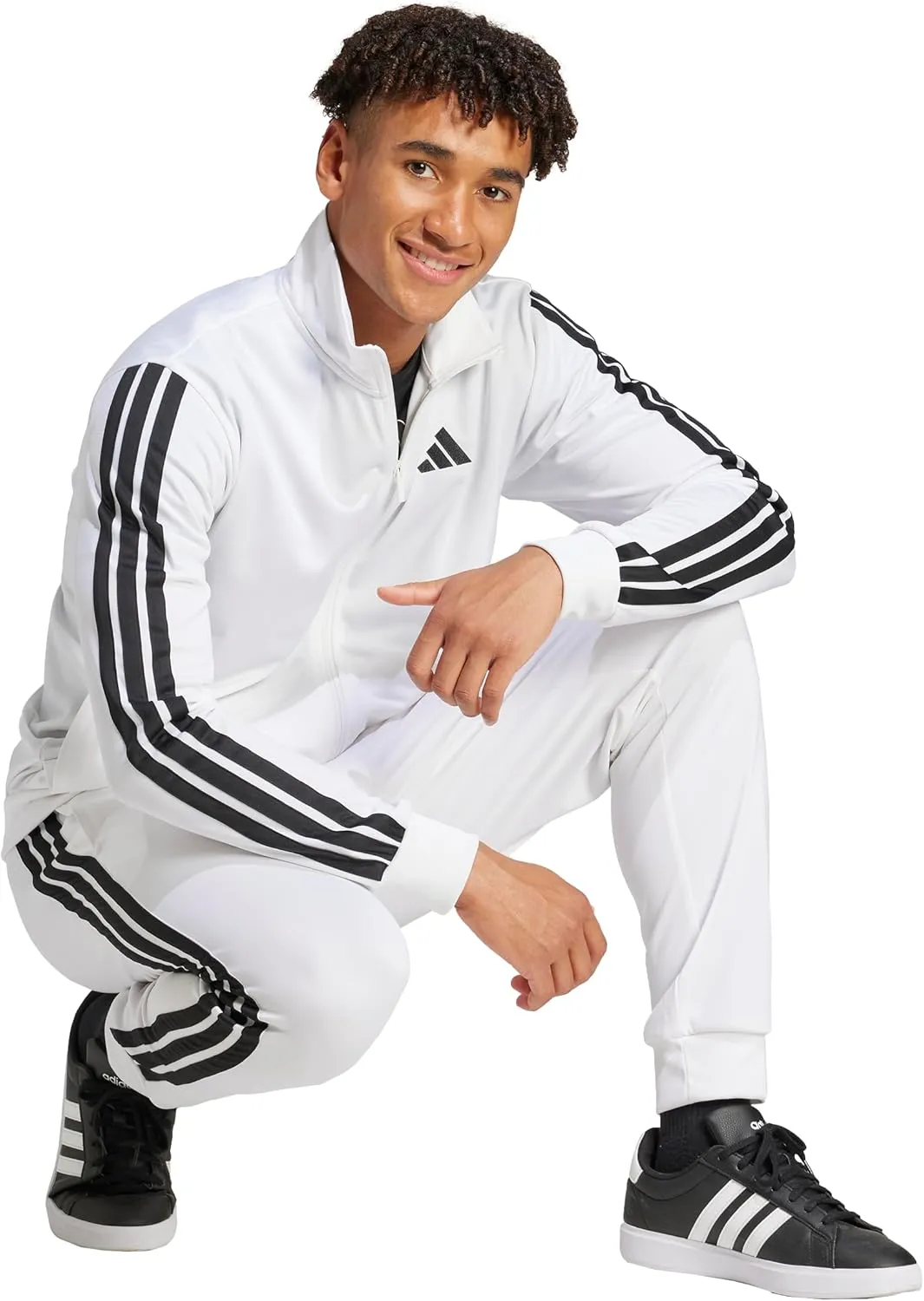 adidas Men's 3-Stripes Tricot Track Top