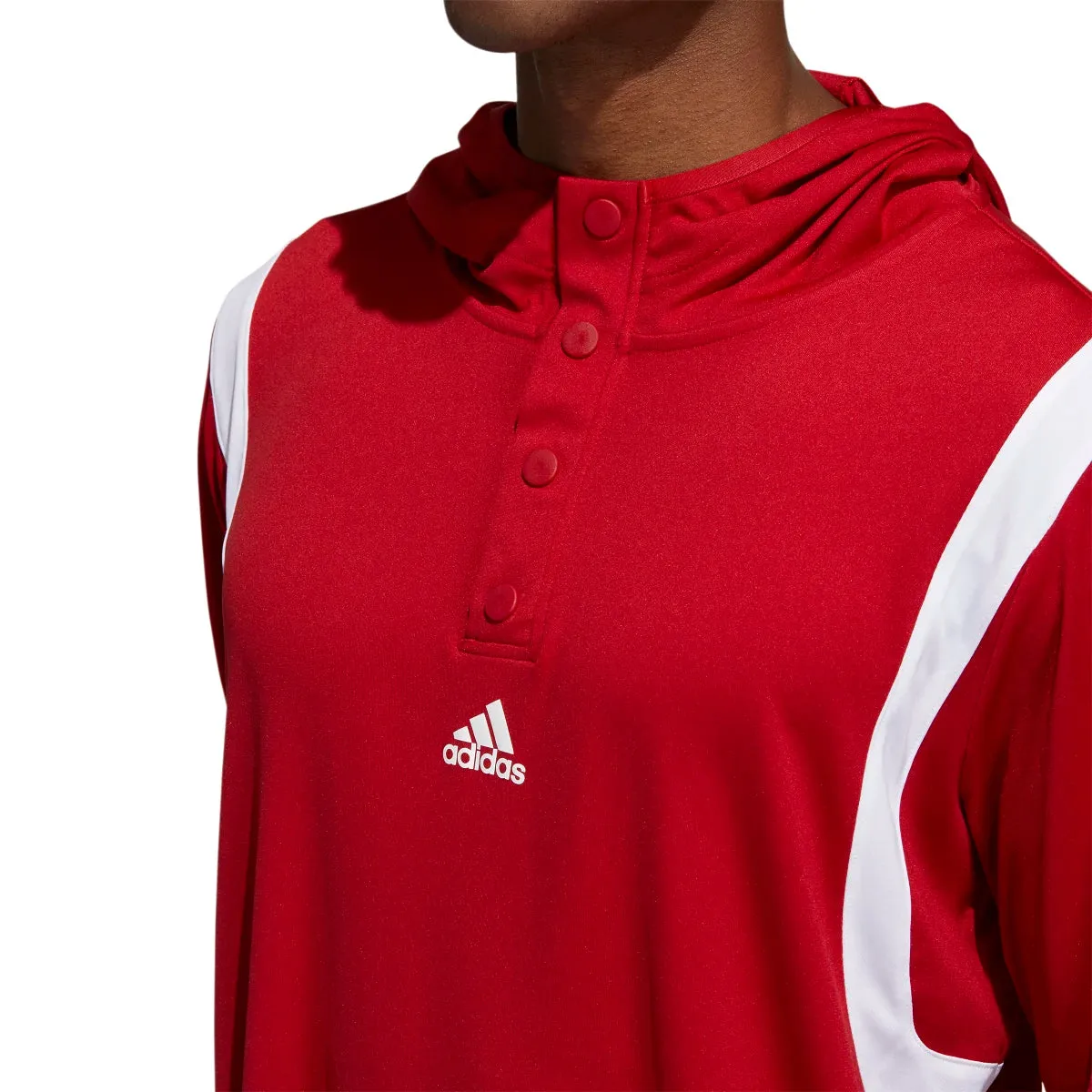 adidas Men's Basketball Icon Pulse Hooded Shooter Tee