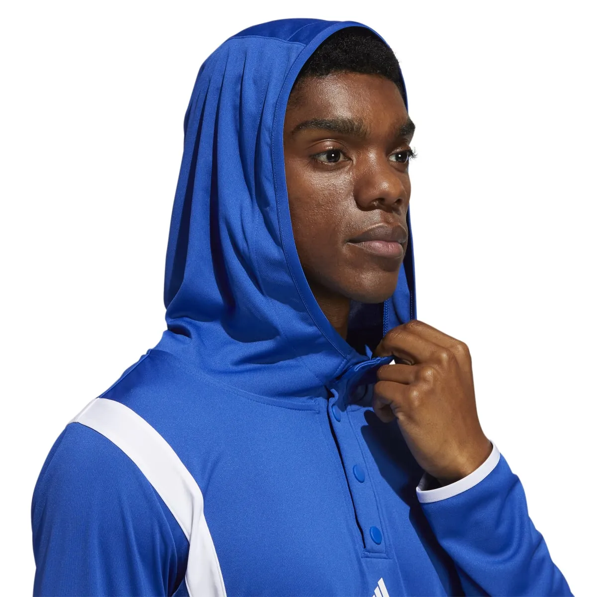 adidas Men's Basketball Icon Pulse Hooded Shooter Tee