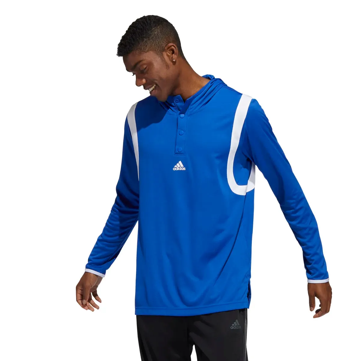 adidas Men's Basketball Icon Pulse Hooded Shooter Tee