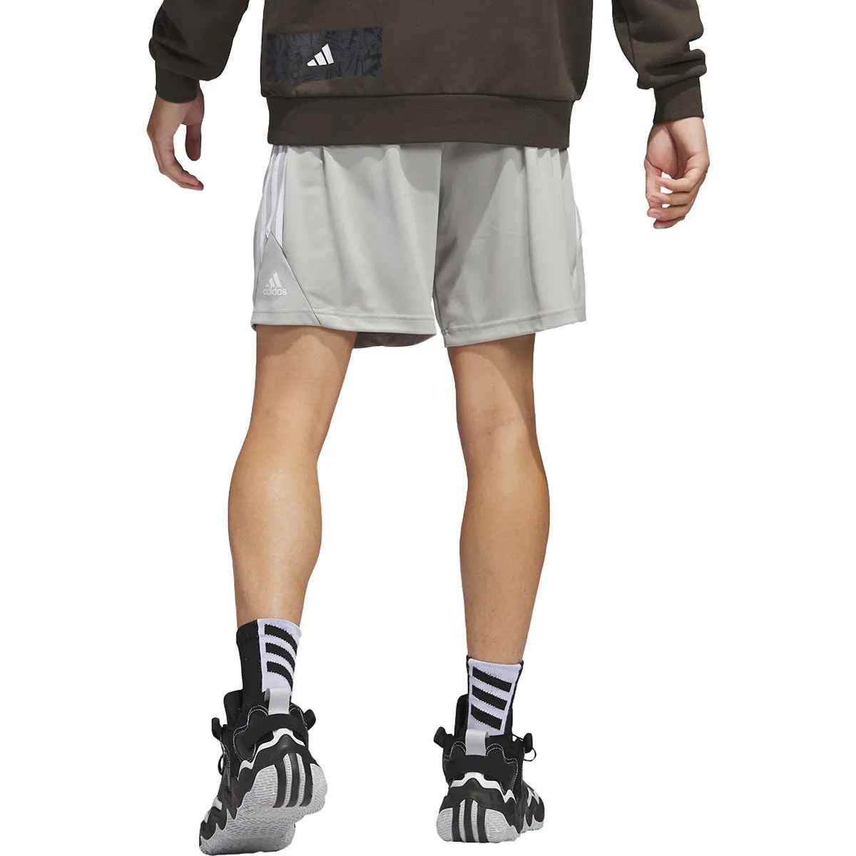 adidas Men's Legends 3-Stripes Basketball Shorts