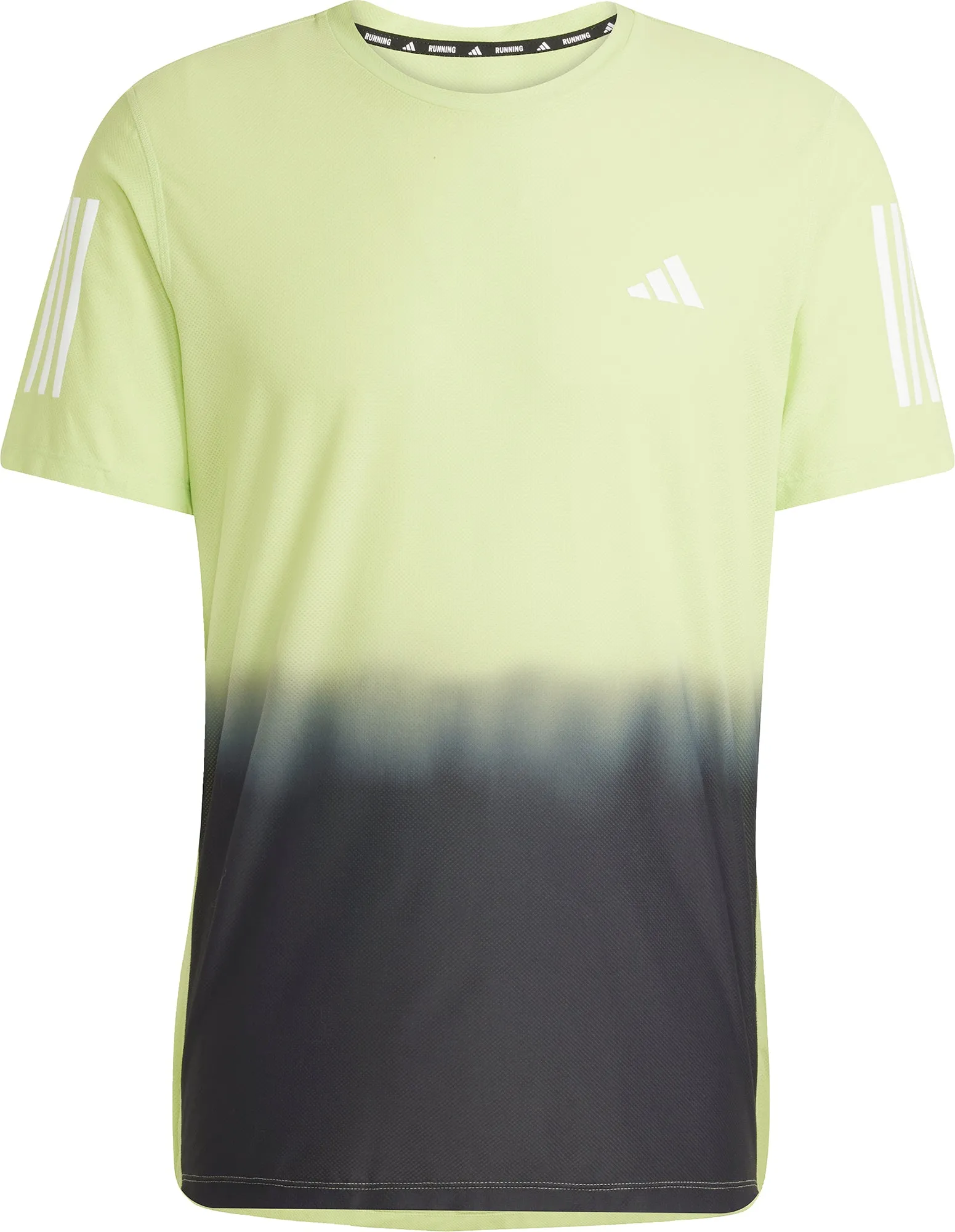adidas Own The Run ClimaCool Short Sleeve Mens Running Top - Green