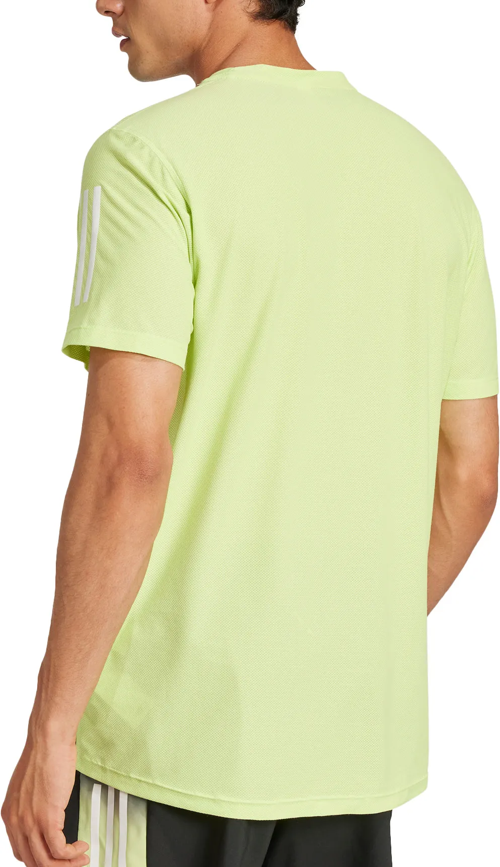 adidas Own The Run ClimaCool Short Sleeve Mens Running Top - Green