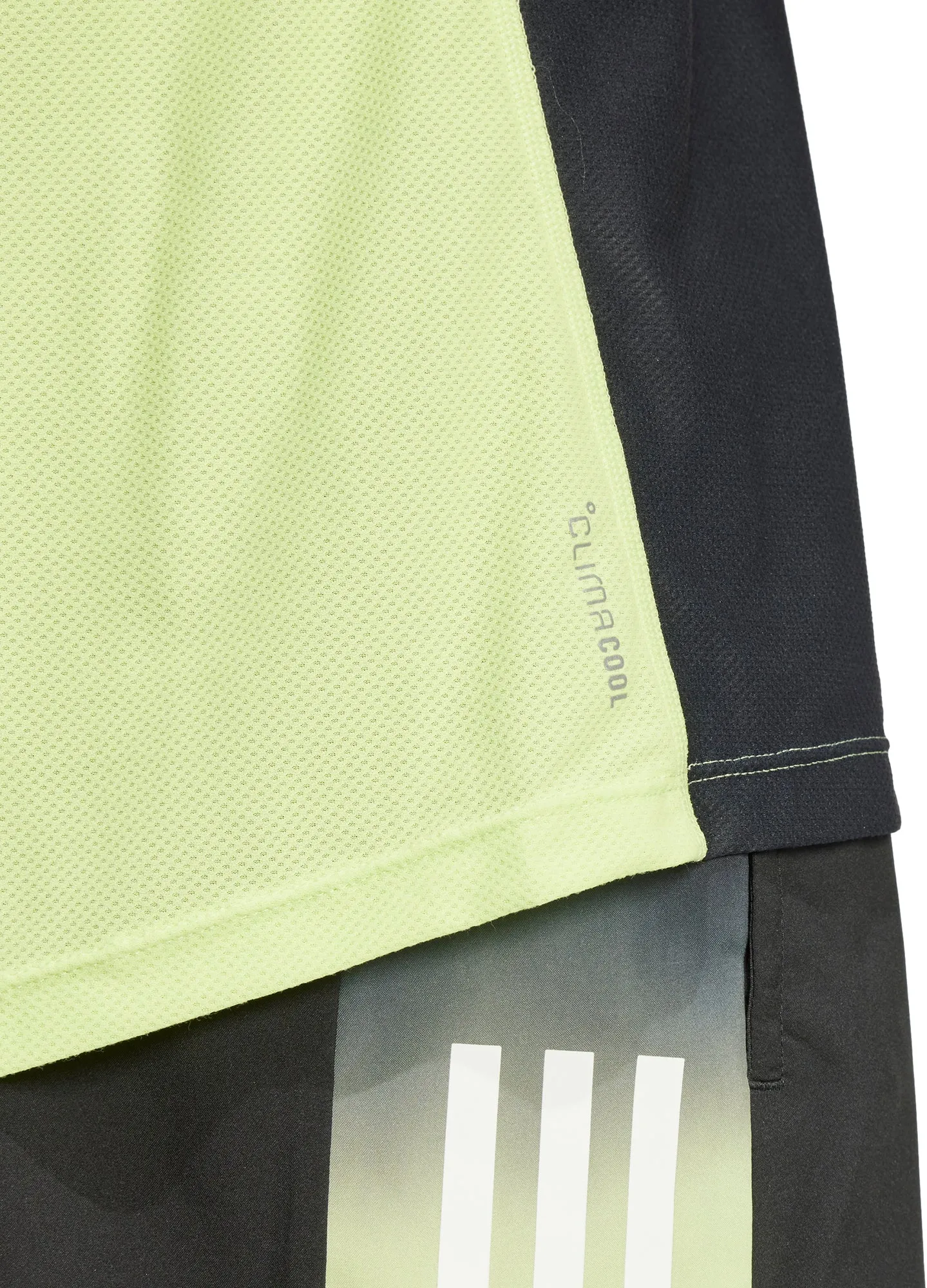 adidas Own The Run ClimaCool Short Sleeve Mens Running Top - Green