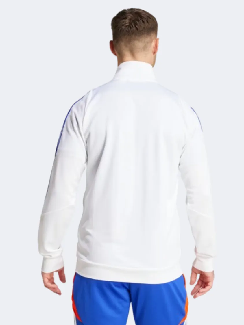 Adidas Tiro 24 Men Football Jacket White/Red/Blue