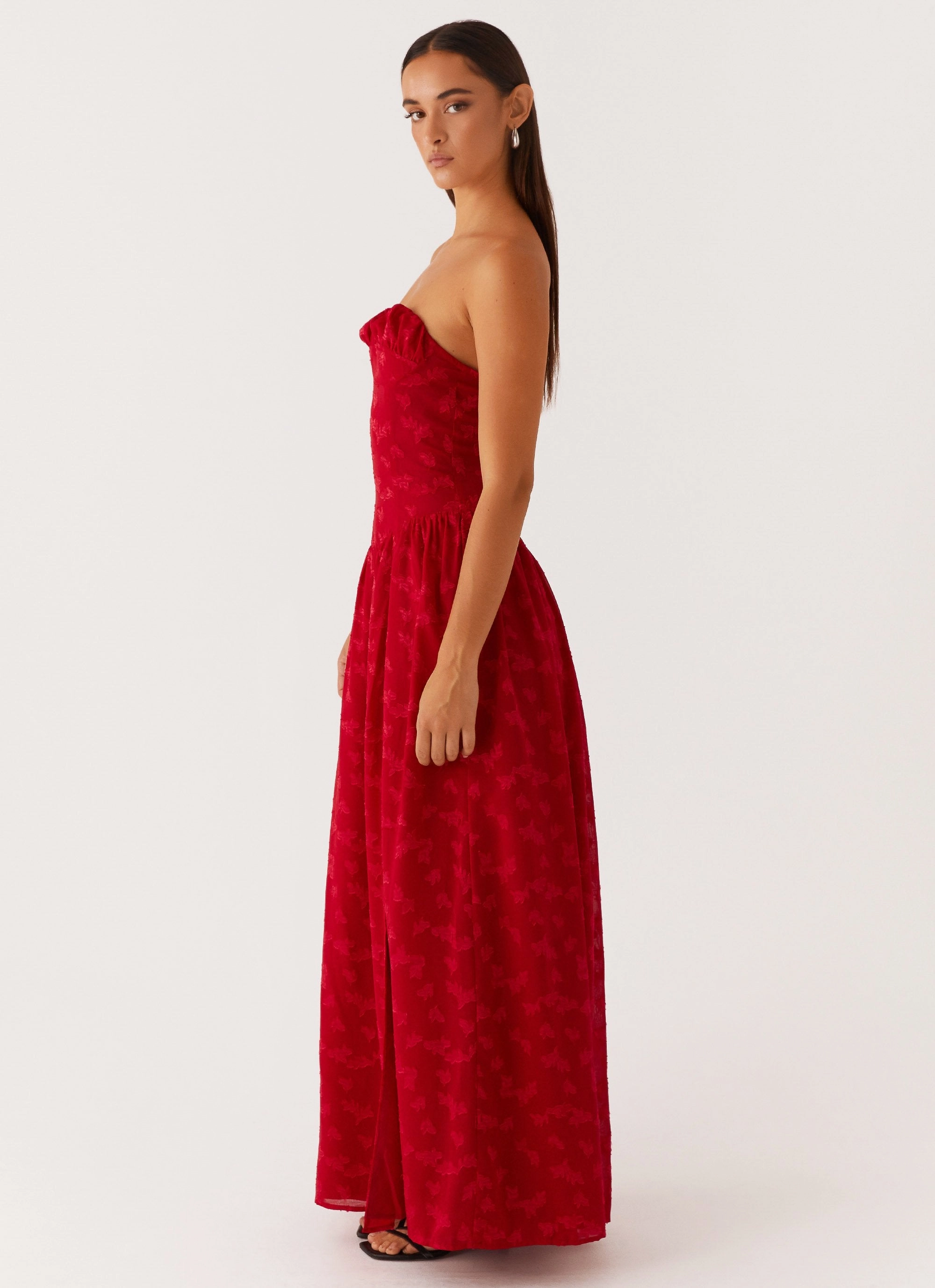 Elegant Look Adira Maxi Dress - Red