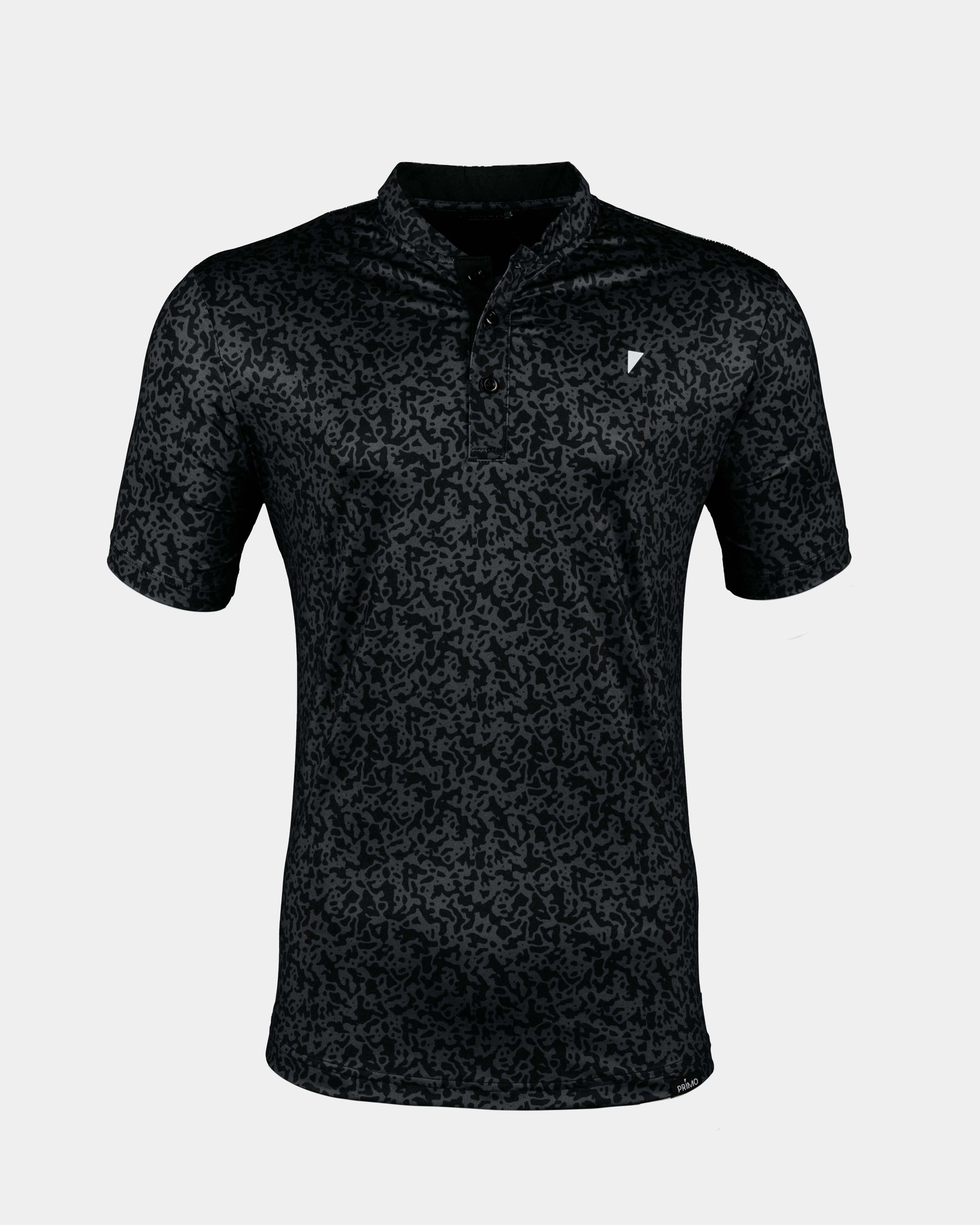 Regular Fit RecycledPolyester Panther Blade Collar Polo