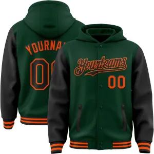 Adult Teens Kids Hoodies Jacket Customized Baseball Team Jerseys Personalized Varsity Leather Bomber Jacket
