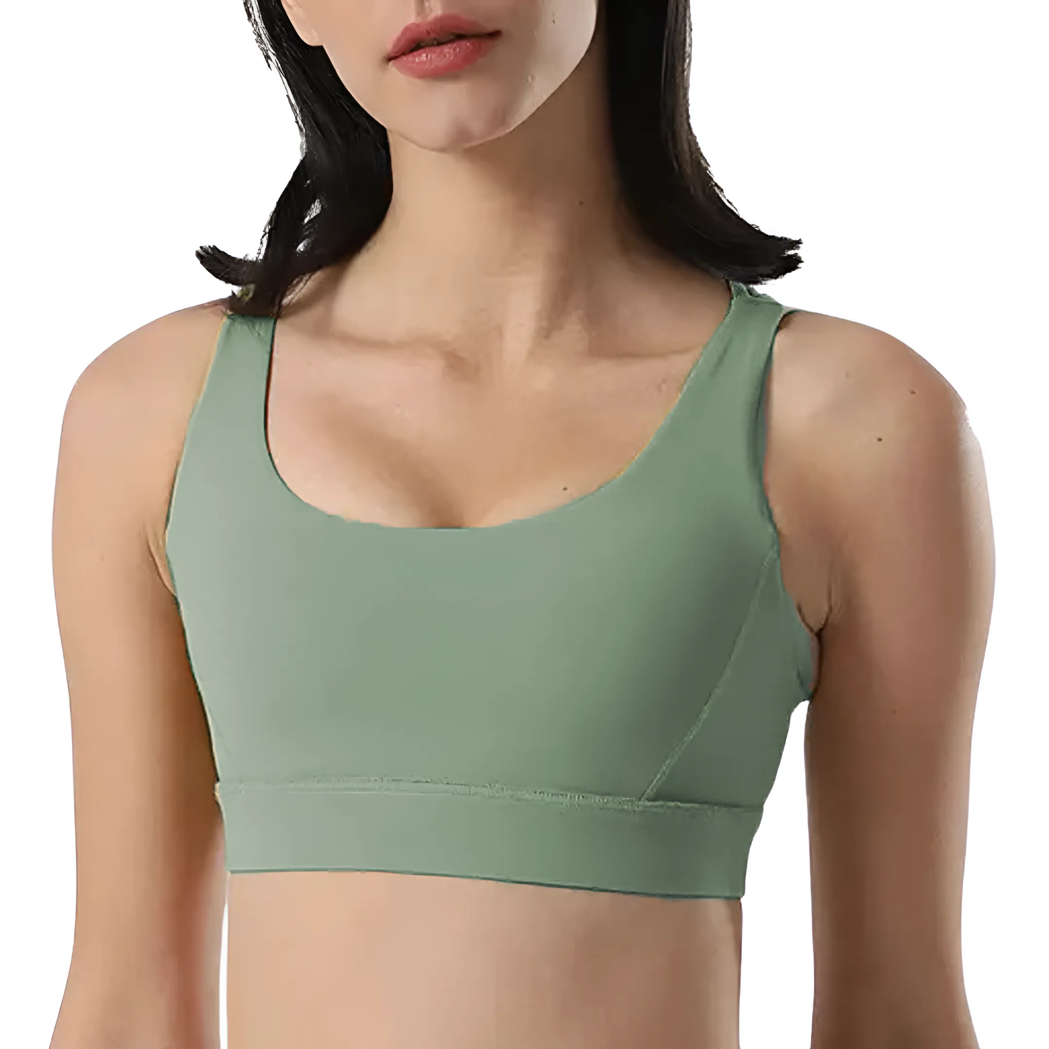Agile Shorts Green & Sports Bra