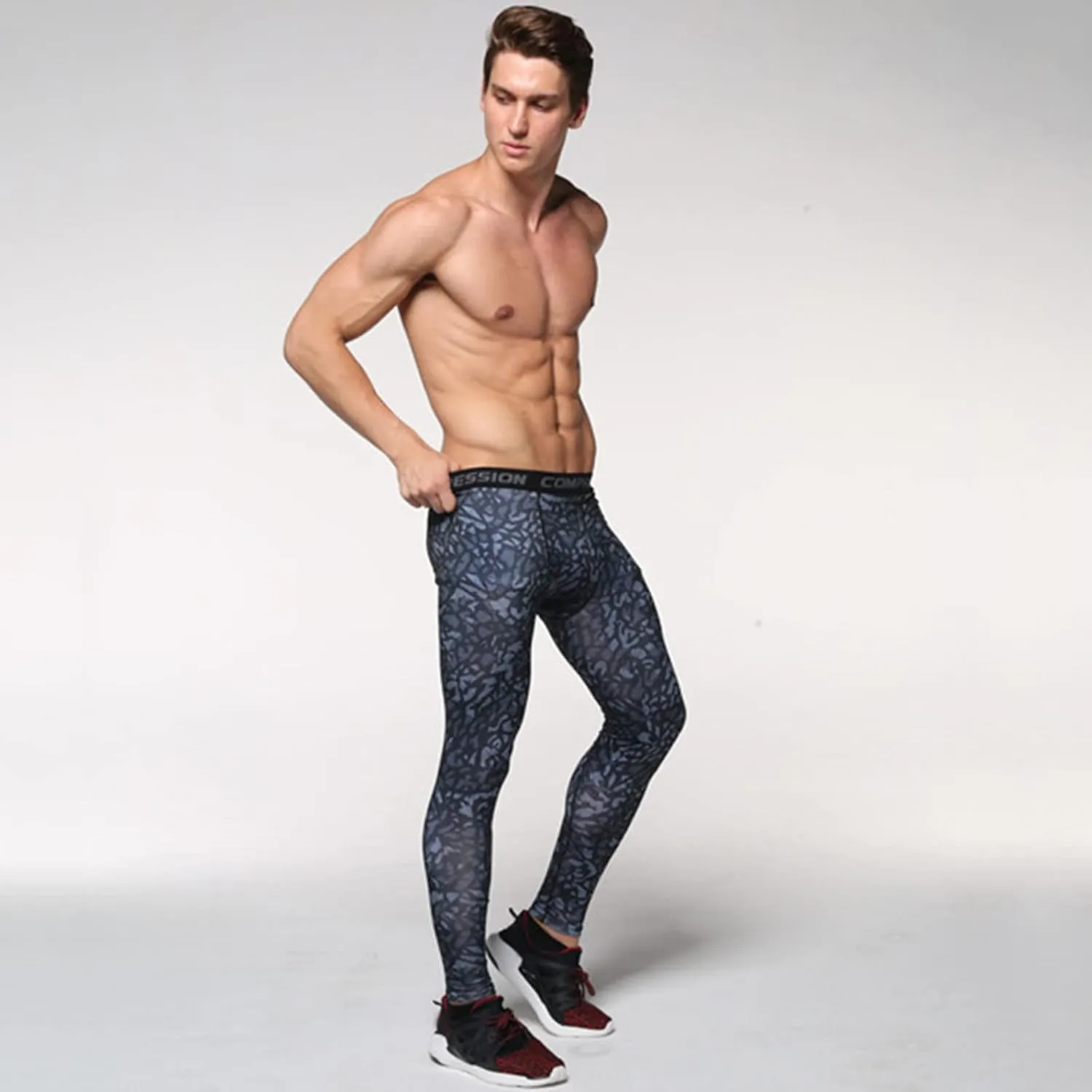 aihihe Compression Leggings Mens Heated Compression Pants Gym Compression MenS Compression Pants Workout Tights Leggings