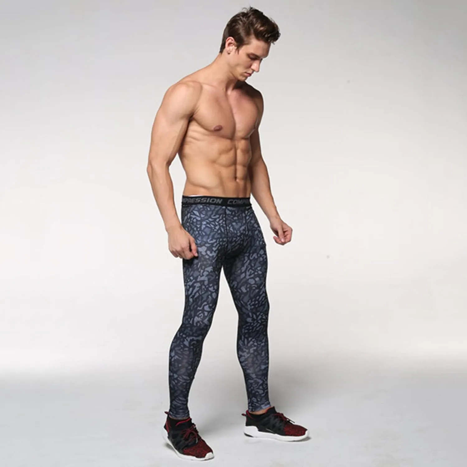 aihihe Compression Leggings Mens Heated Compression Pants Gym Compression MenS Compression Pants Workout Tights Leggings