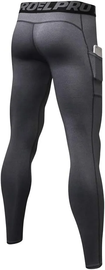aihihe Compression Leggings Mens Heated Compression Pants Gym Compression MenS Compression Pants Workout Tights Leggings