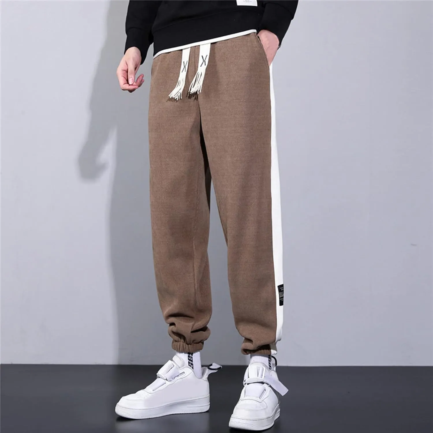 aihihe Sweatpants Mens Joggers Gym Cotton Pants for Men Jogger Big and Tall Men's Joggers Pants Gym Workout Pant Running