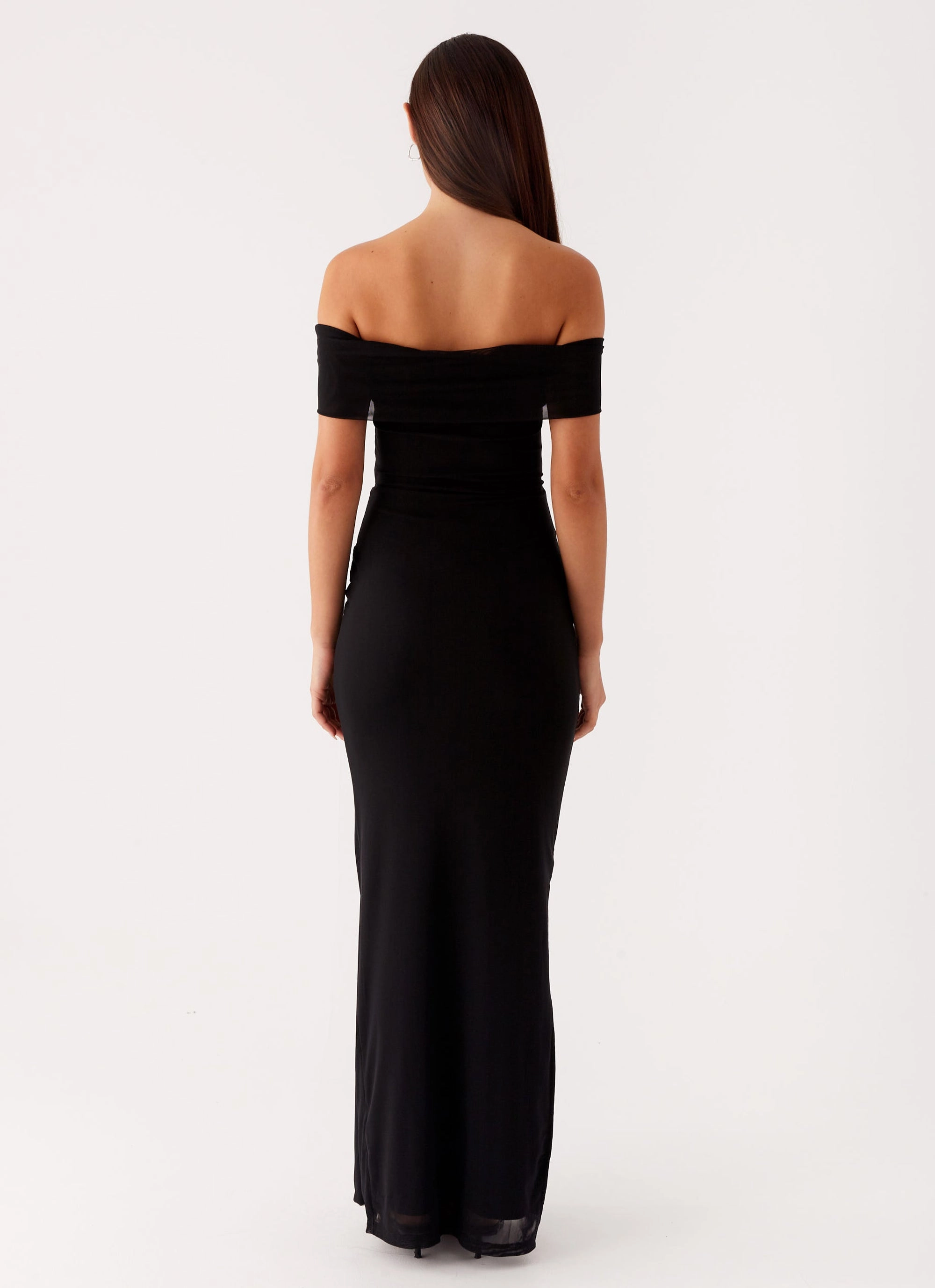 Aileen Maxi Dress - Black Neutral Form Cozy Tones