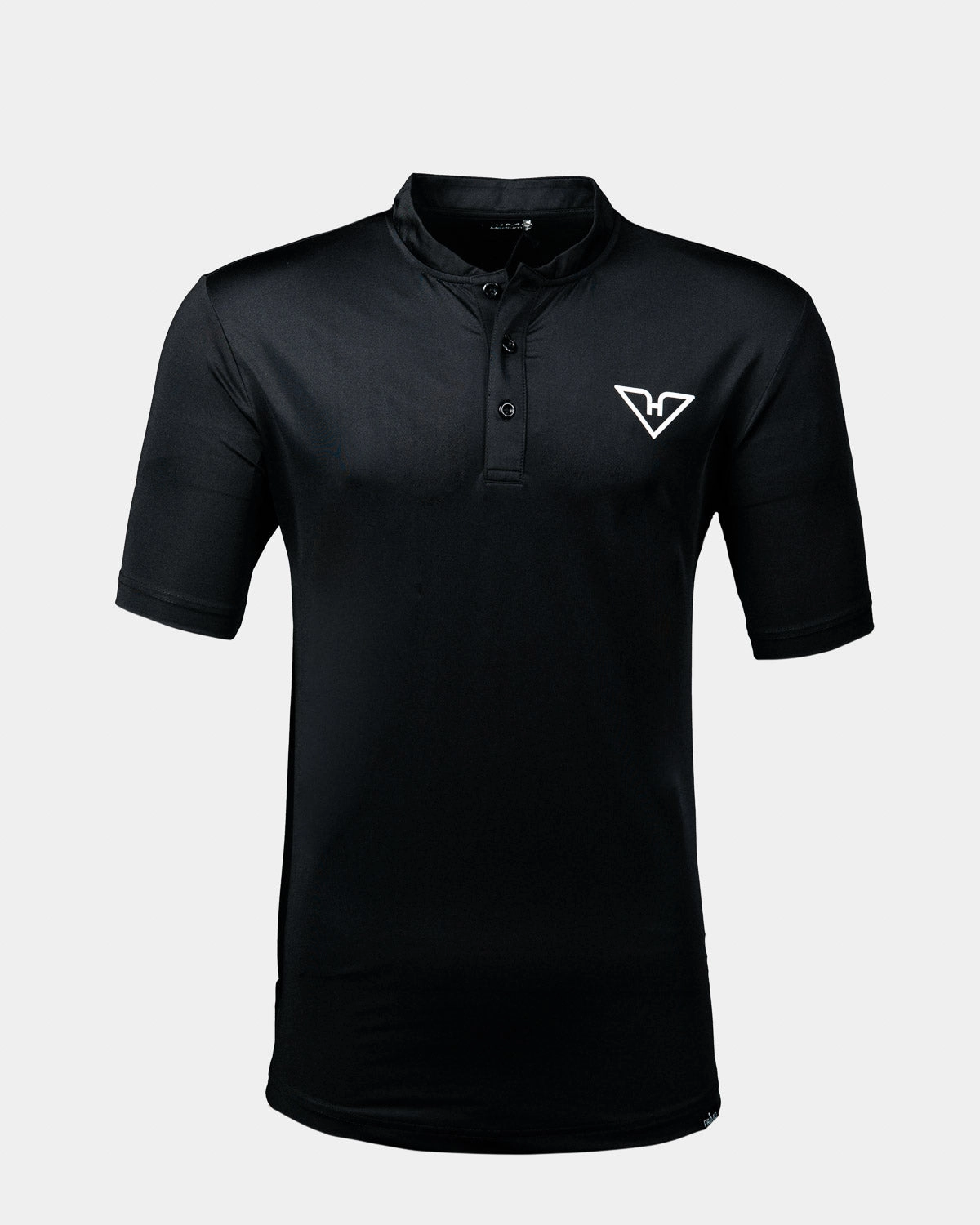 HyFlyers Black Blade Polo DropShoulder AdjustableNeckline