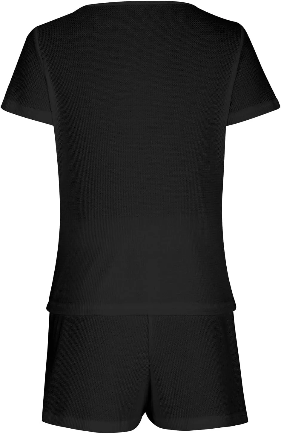 Akklian Pajamas Set for Women Plus Size soft Knit Lounge Set 2 Piece Sleeveless Top and Shorts Loungewear Sets with Pockets
