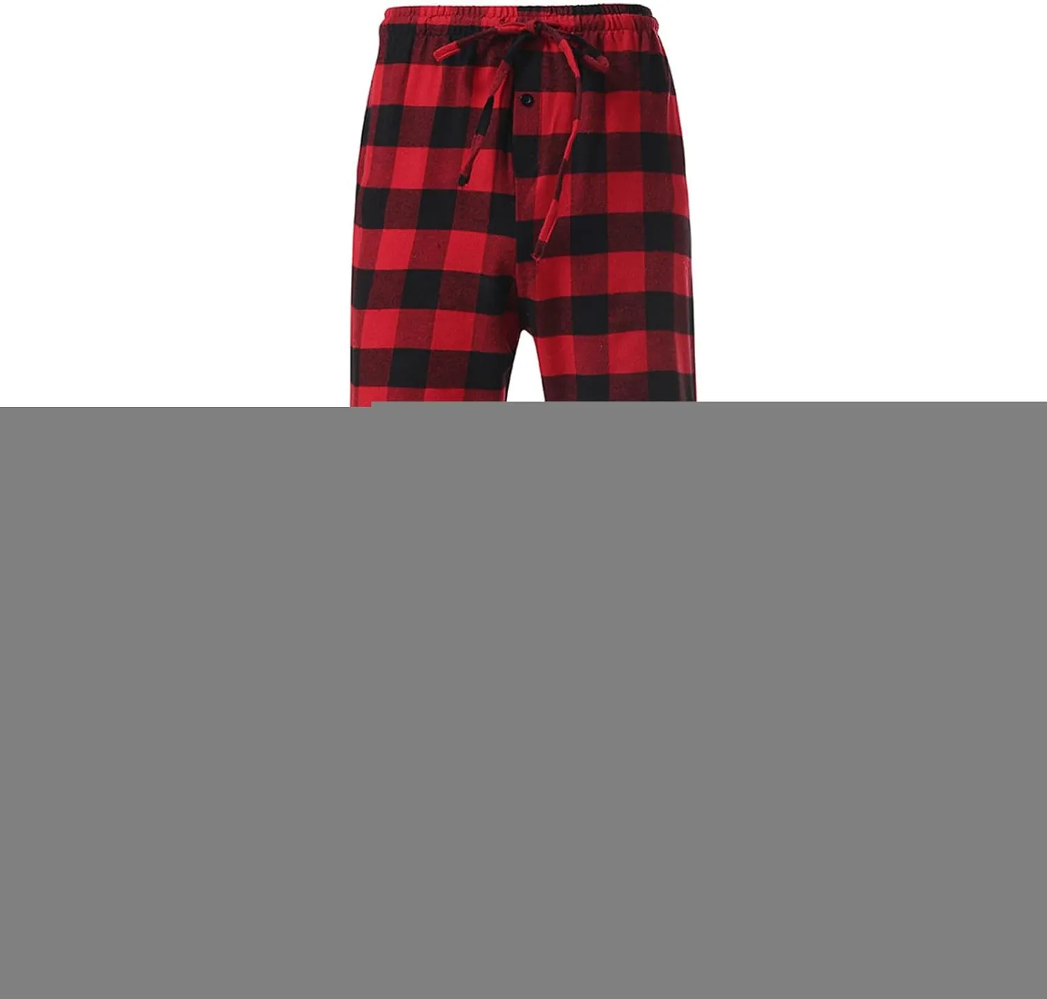 Alalaso Men's Pajama Bottom Pants Buffalo Plaid Lounge Winter Sleepwear Pants Casual Homewear Bottoms Drawstring and Pockets