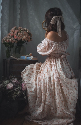 Alice 19 | Floral linen dress Training Wear