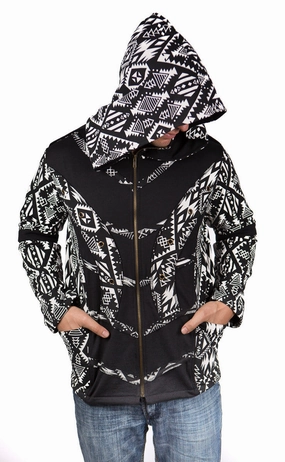 NonIrritatingLining Layered Drape Alien Jacket