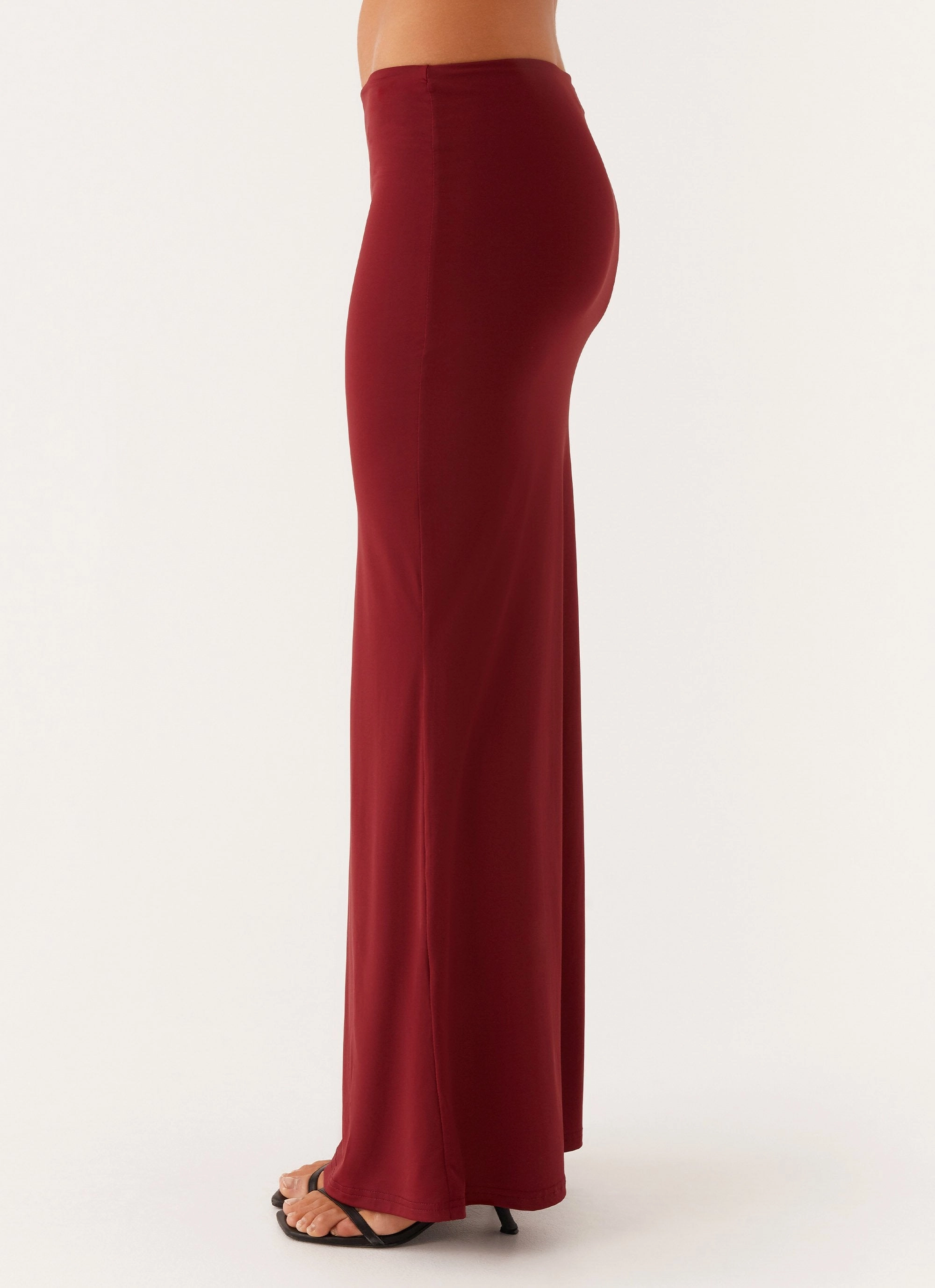 Alix Maxi Skirt - Mulberry FlexibleStretchWeave