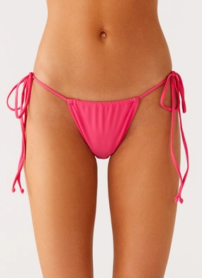 AdjustableDrawstring Lissy Bikini Bottoms - Watermelon