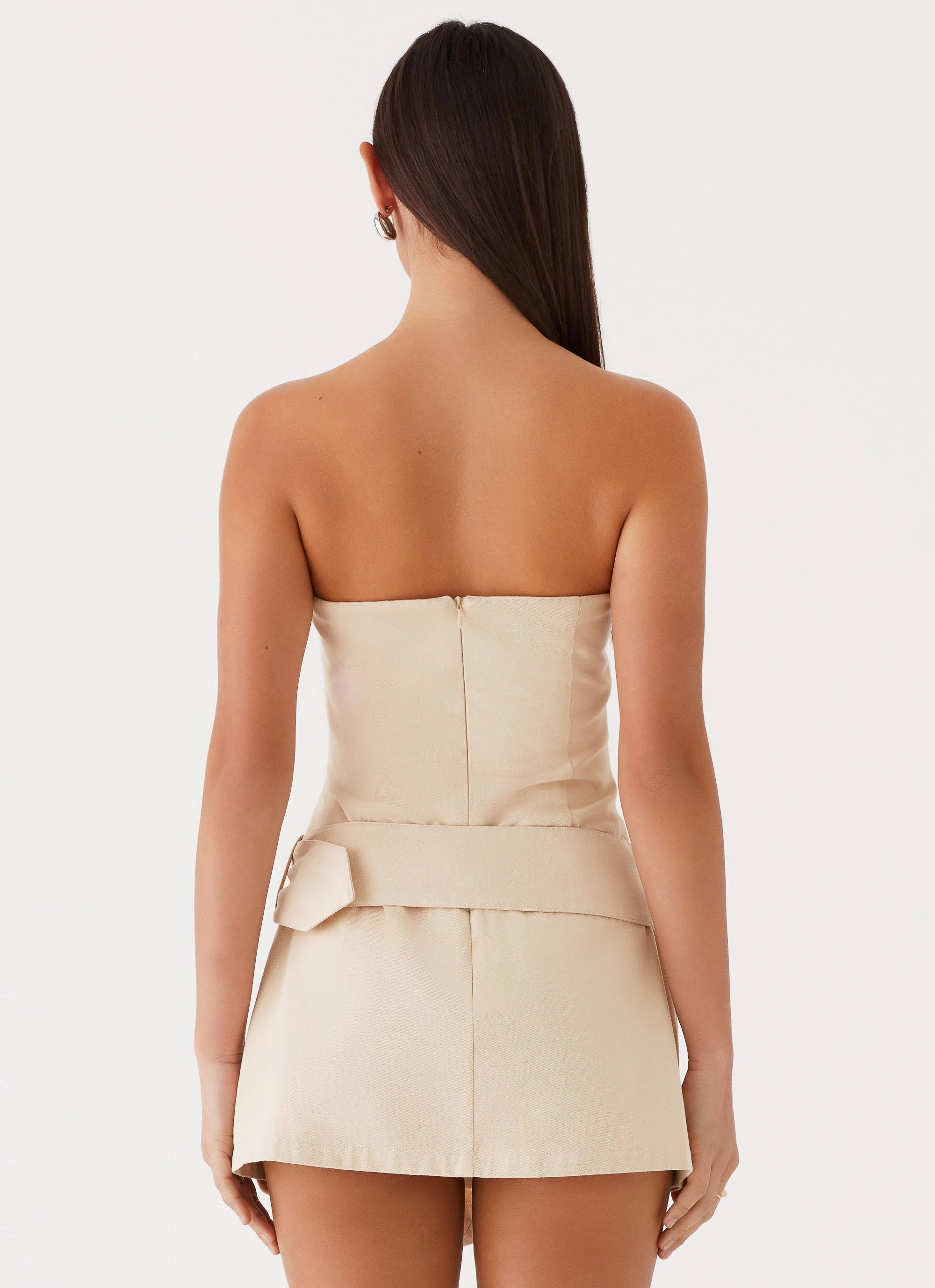 All For You Strapless Mini Dress - Ivory Fashion Fit