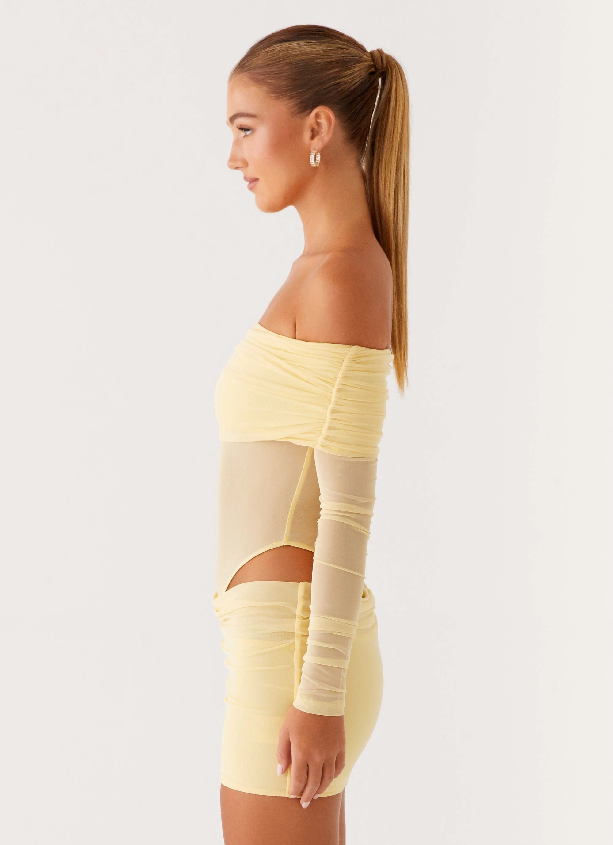 Work Appropriate No Doubt Mini Dress - Yellow