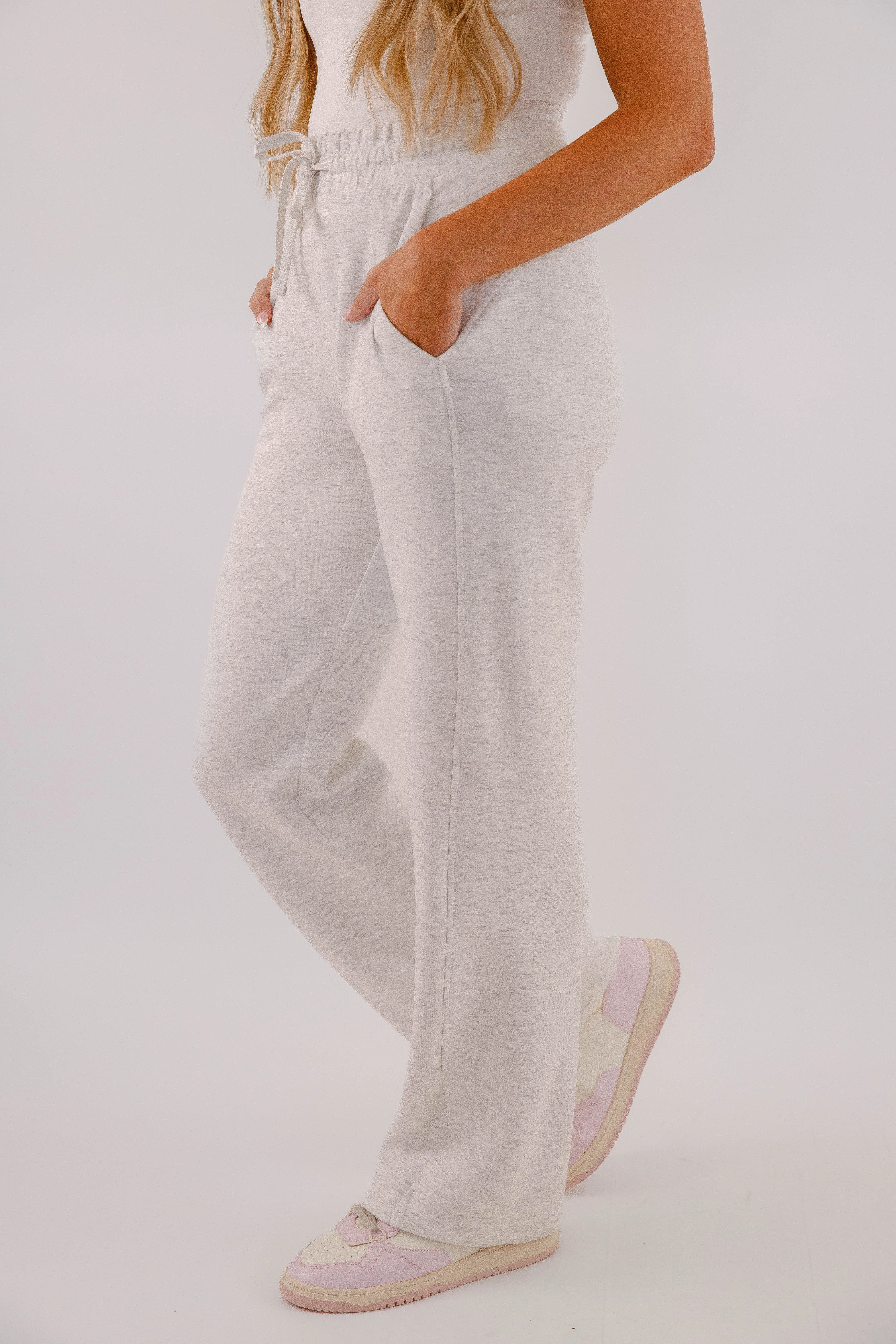 Functional Ease All The Energy Pants-Heather Grey