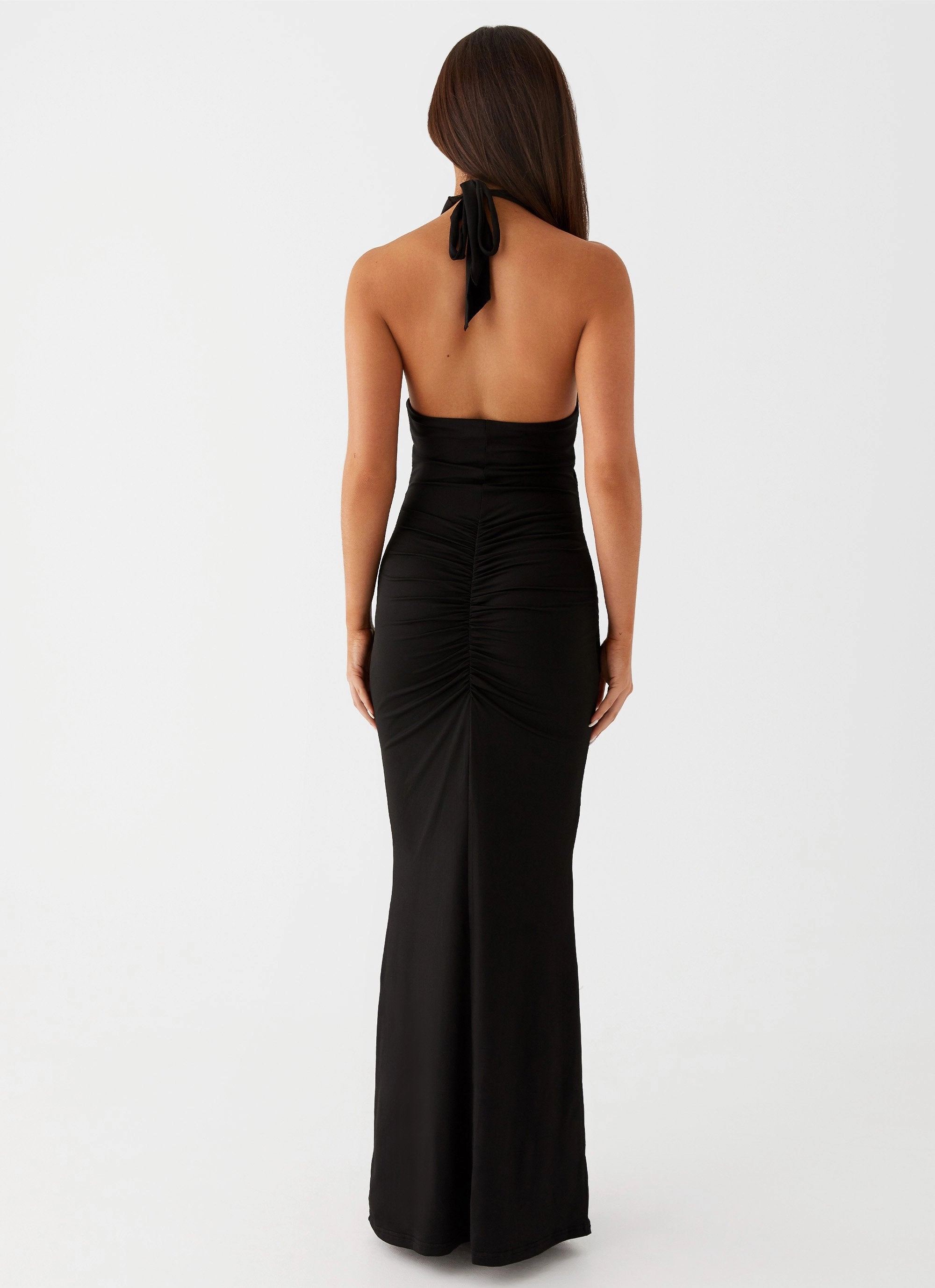 Relaxed-fit Refined Stitch Allanna Frill Maxi Dress - Black