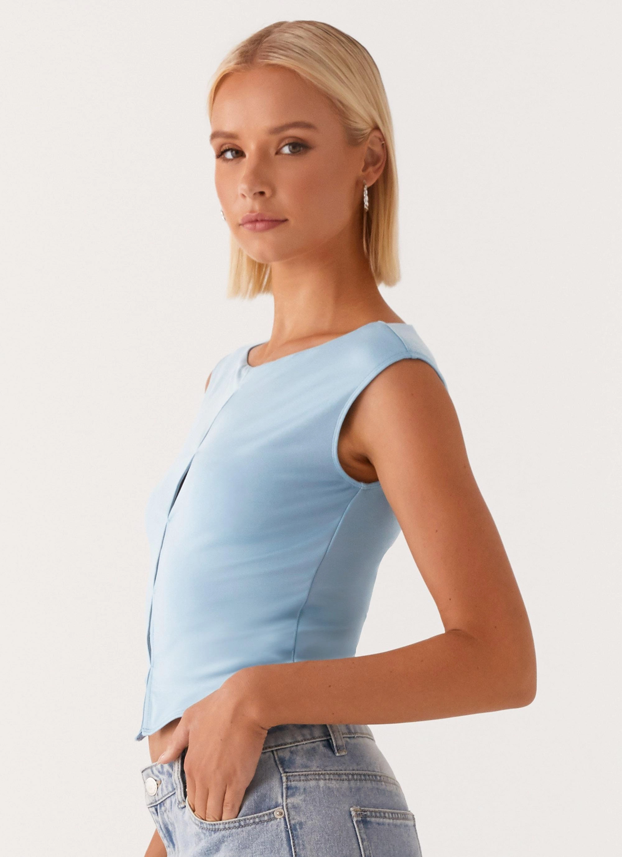 Ally Top - Baby Blue Odor Resistant