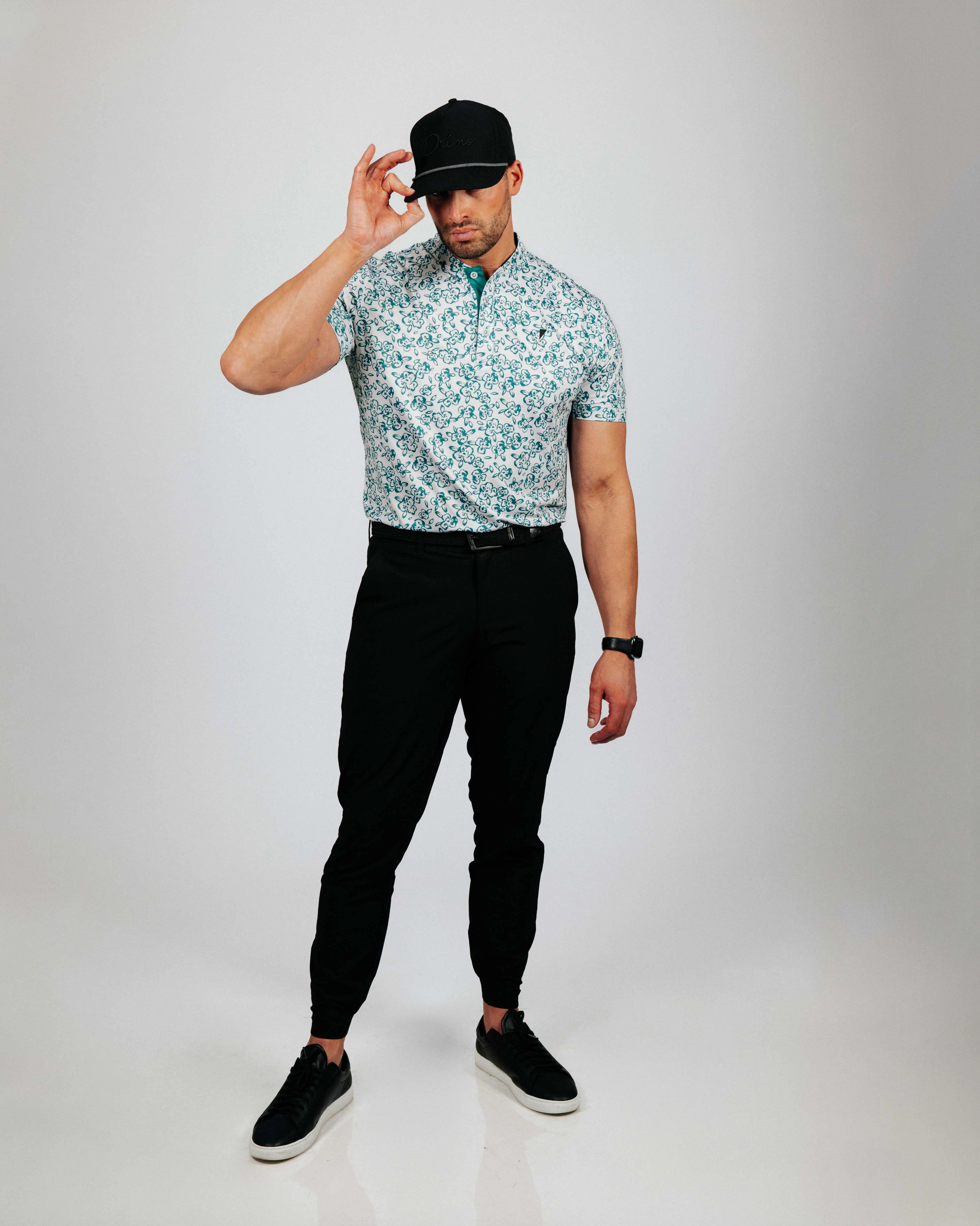 Aloha Blade Collar Polo Petal Sleeve Architecture Easycare