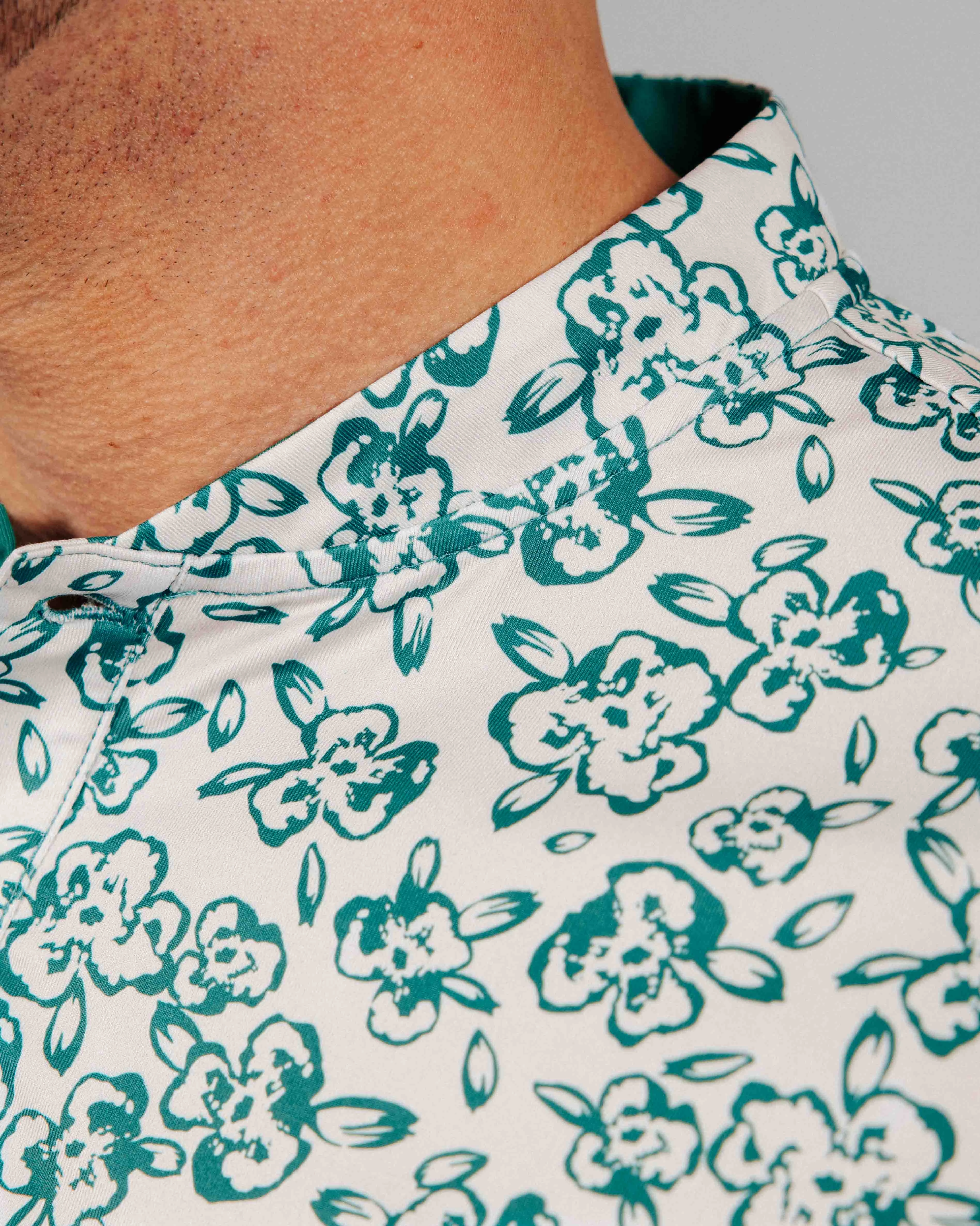 Aloha Blade Collar Polo Adjustable Hem Cuff UV Protective Coating