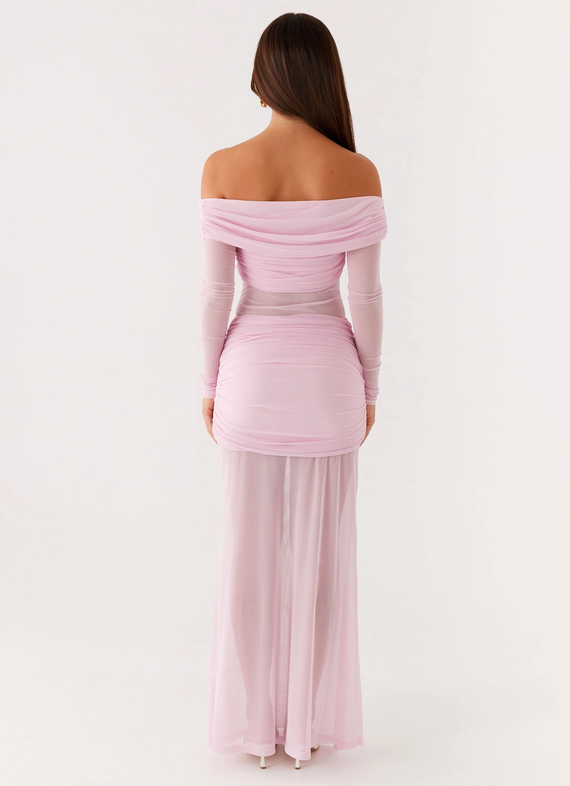 Chilly Comfort Soft Shine Alter Ego Maxi Dress - Pink