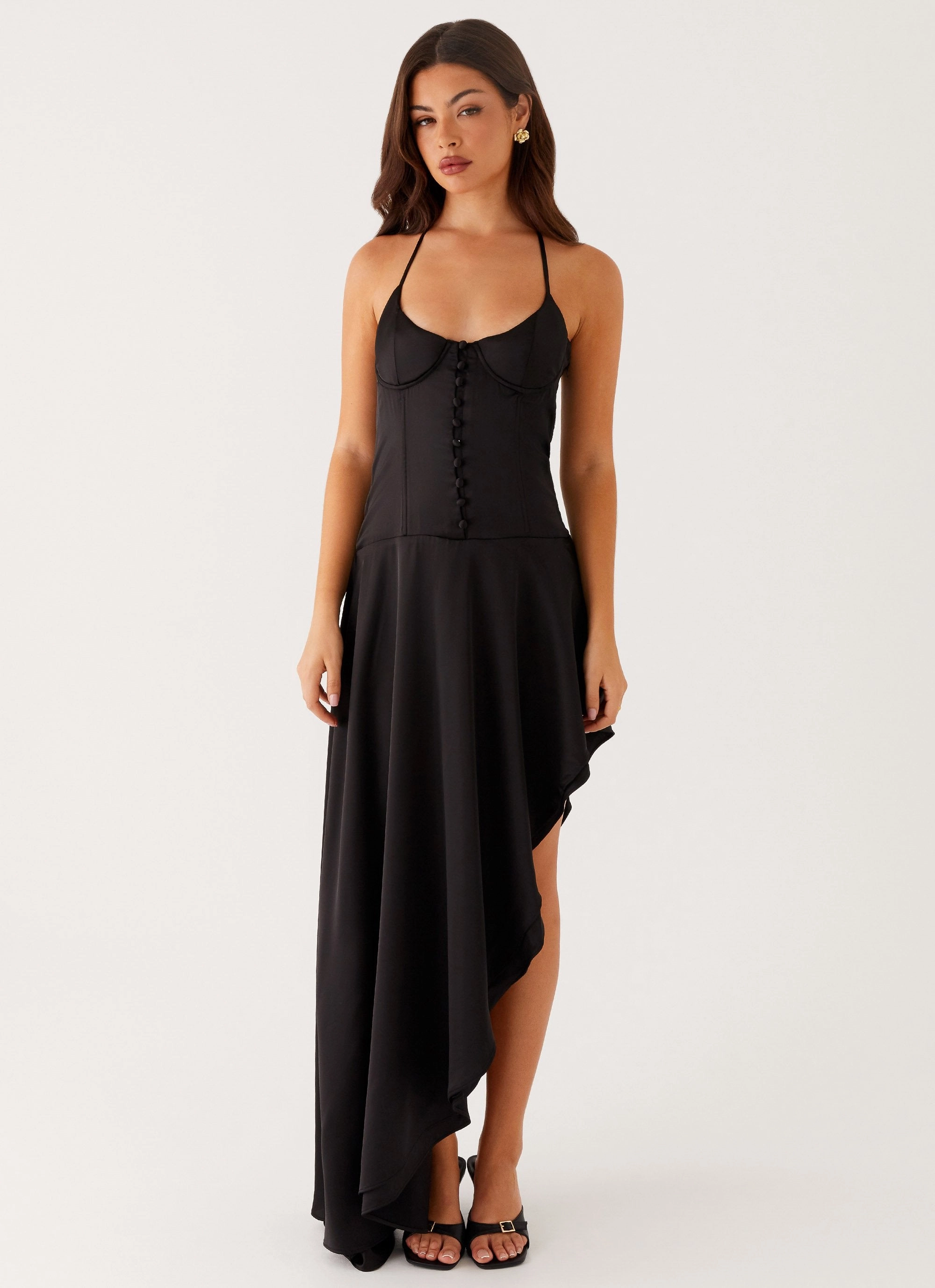 Fitted Base Always Midi Dress - Black