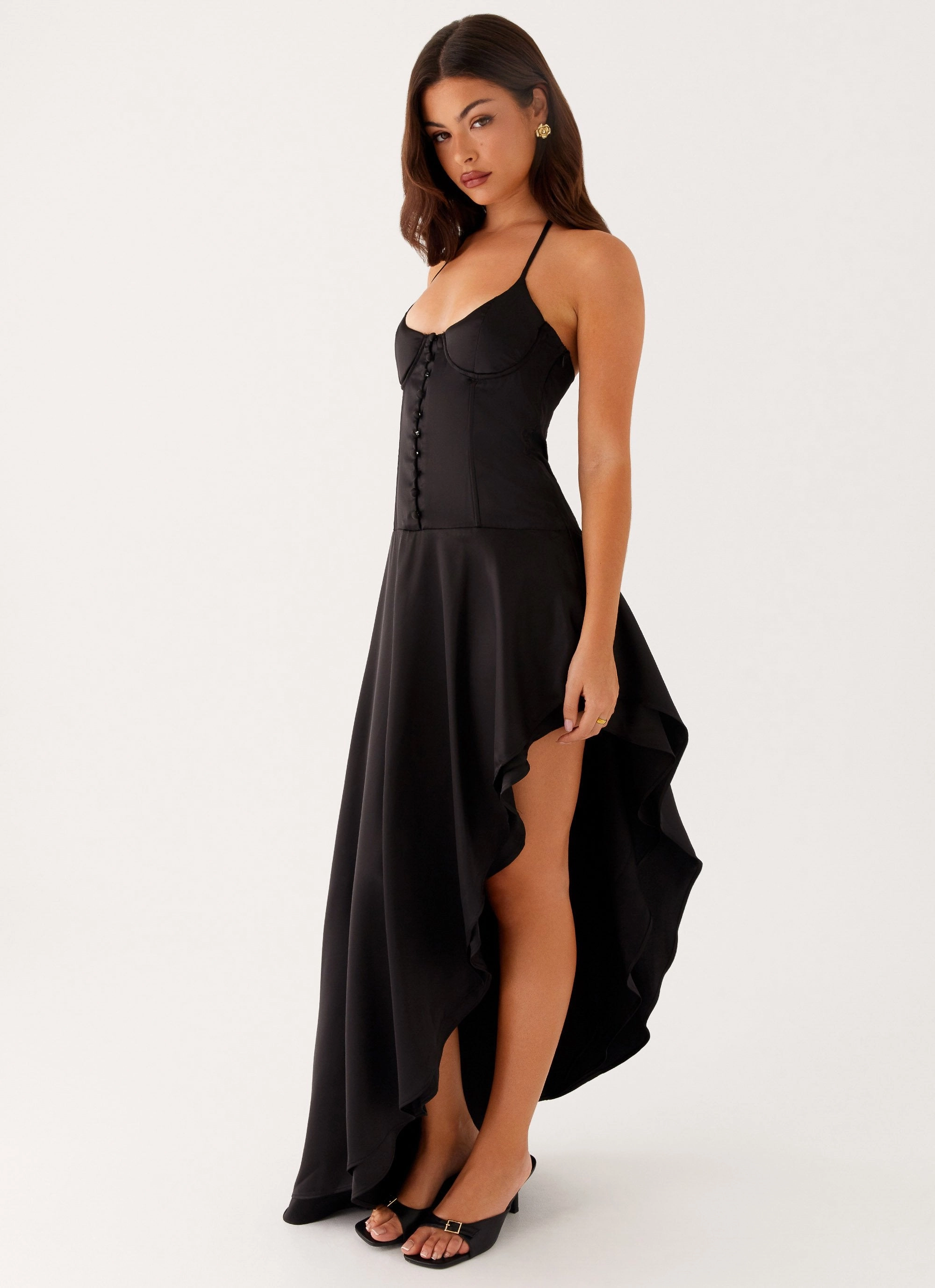 Always Midi Dress - Black Gradient Shade City Casual