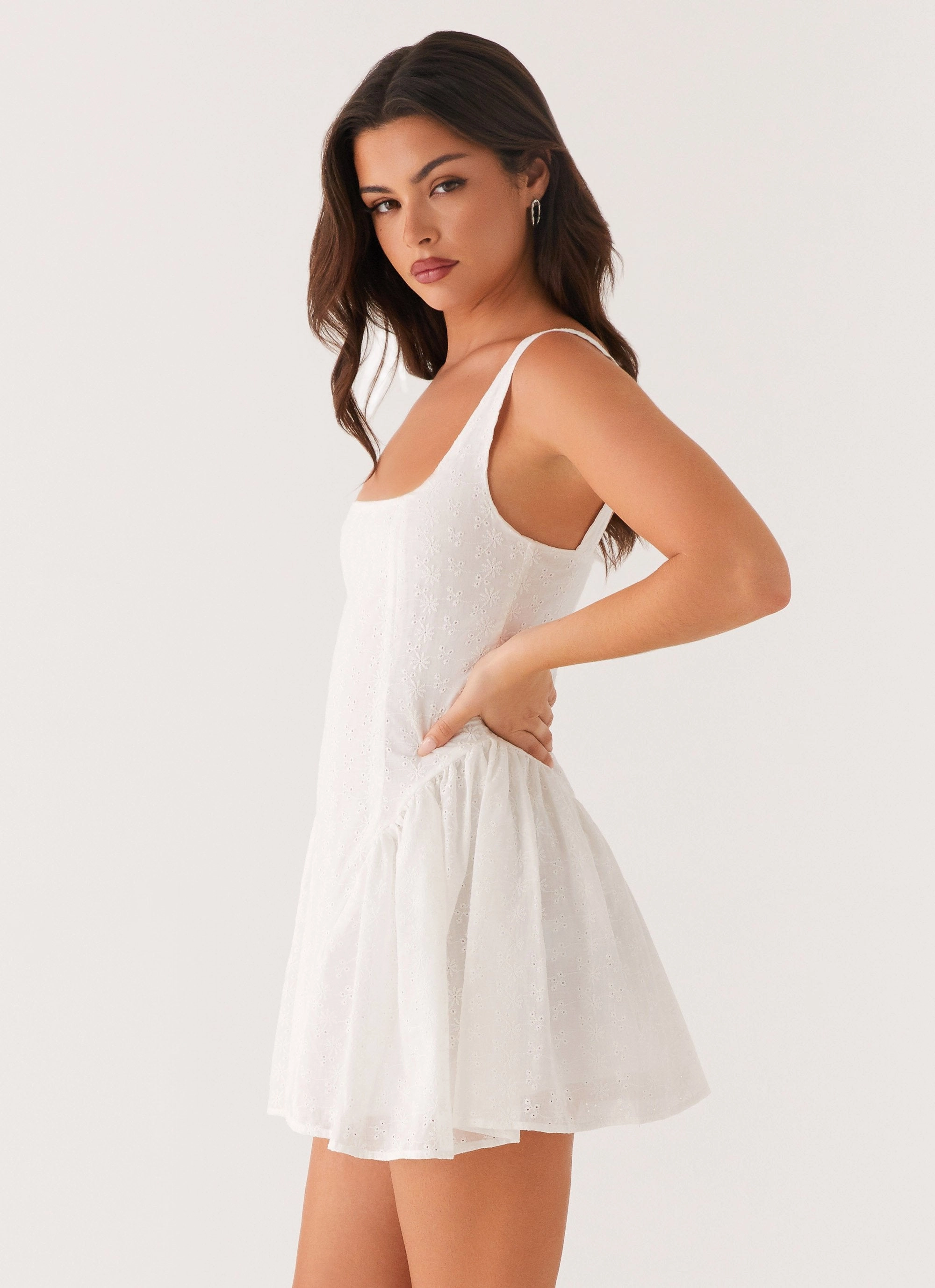 Classy Look Alyssa Mini Dress - White