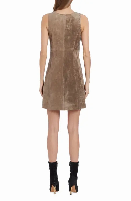 Amanda Uprichard Collins Dress Sheer Look