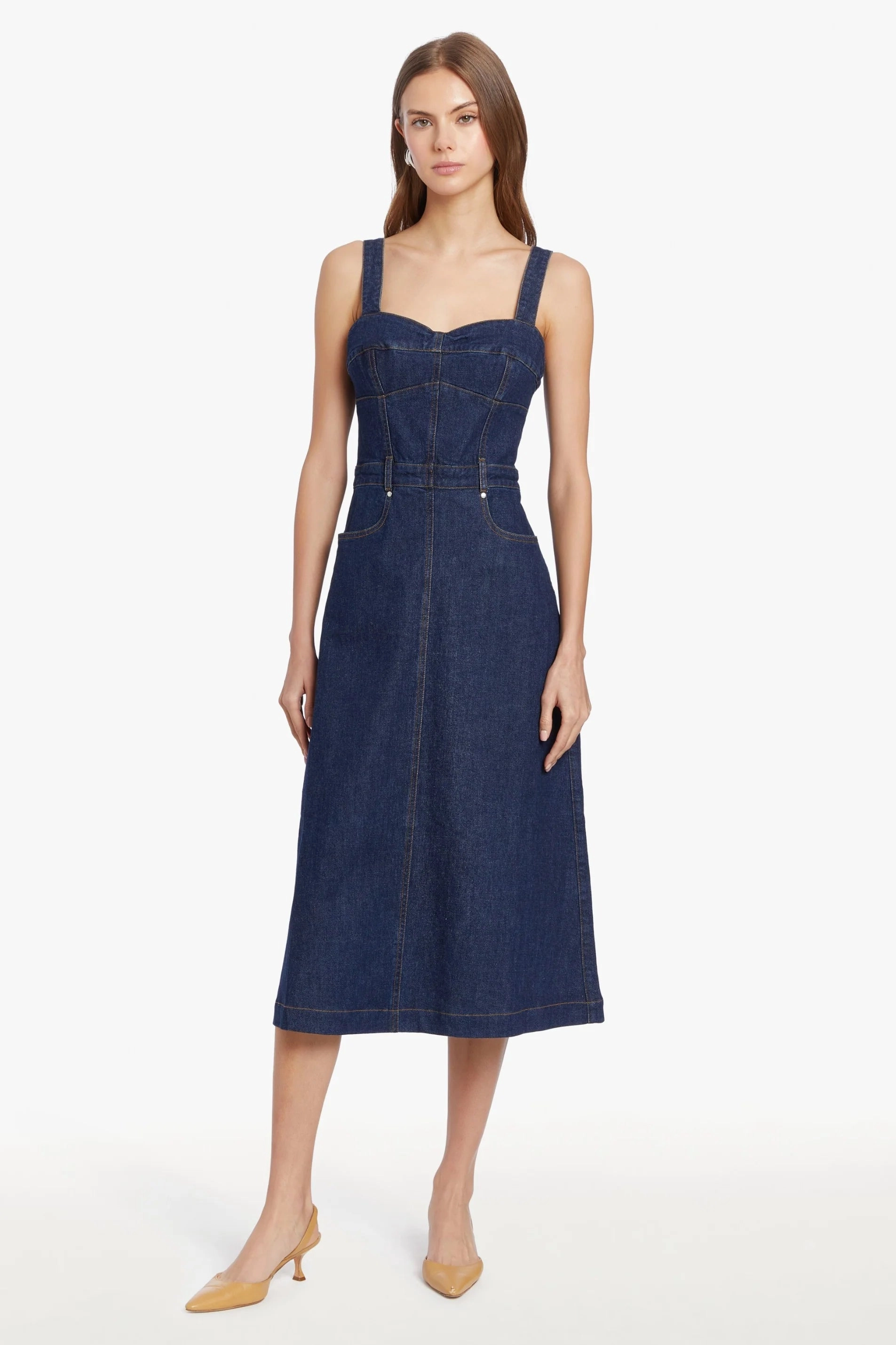 Rose Soft Contemporary Style Amanda Uprichard Despina Dress