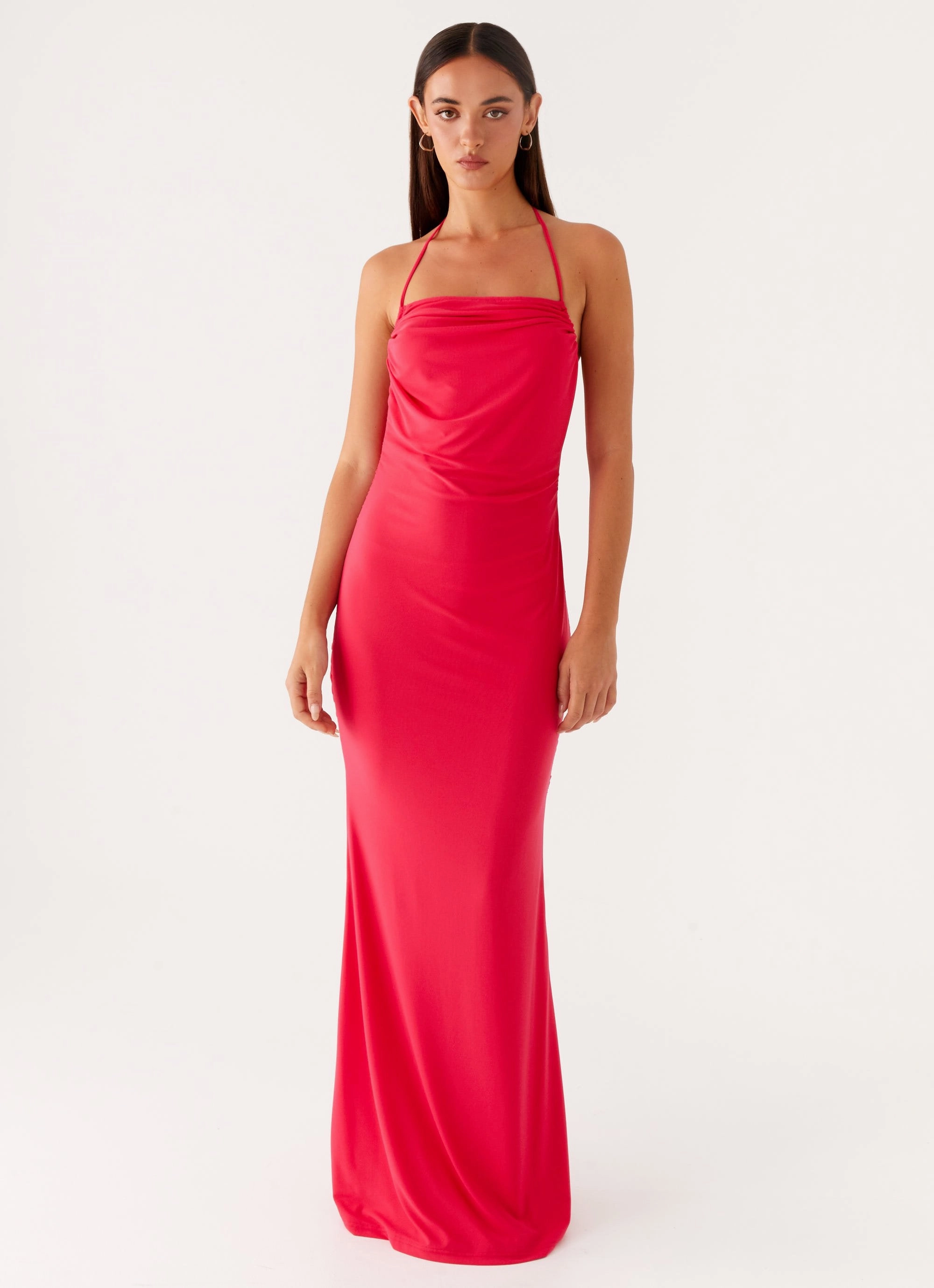 Cool Shape Amari Maxi Dress - Raspberry