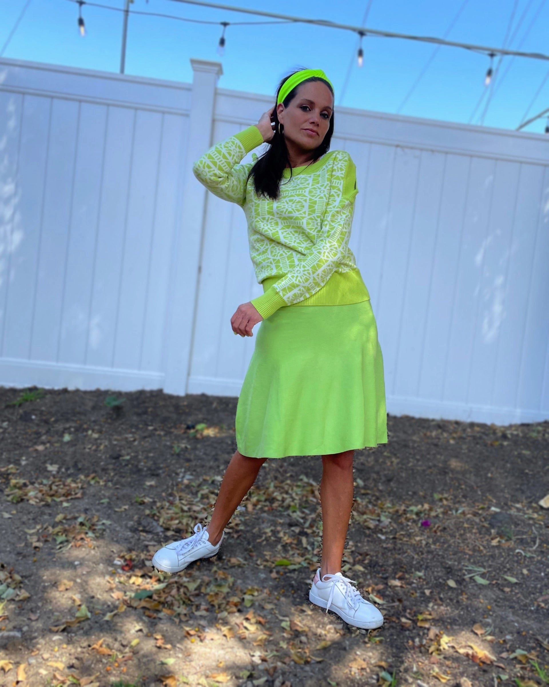 AMAZING MM SKIRT - SUMMER STYLE TENNIS GREEN Low Profile