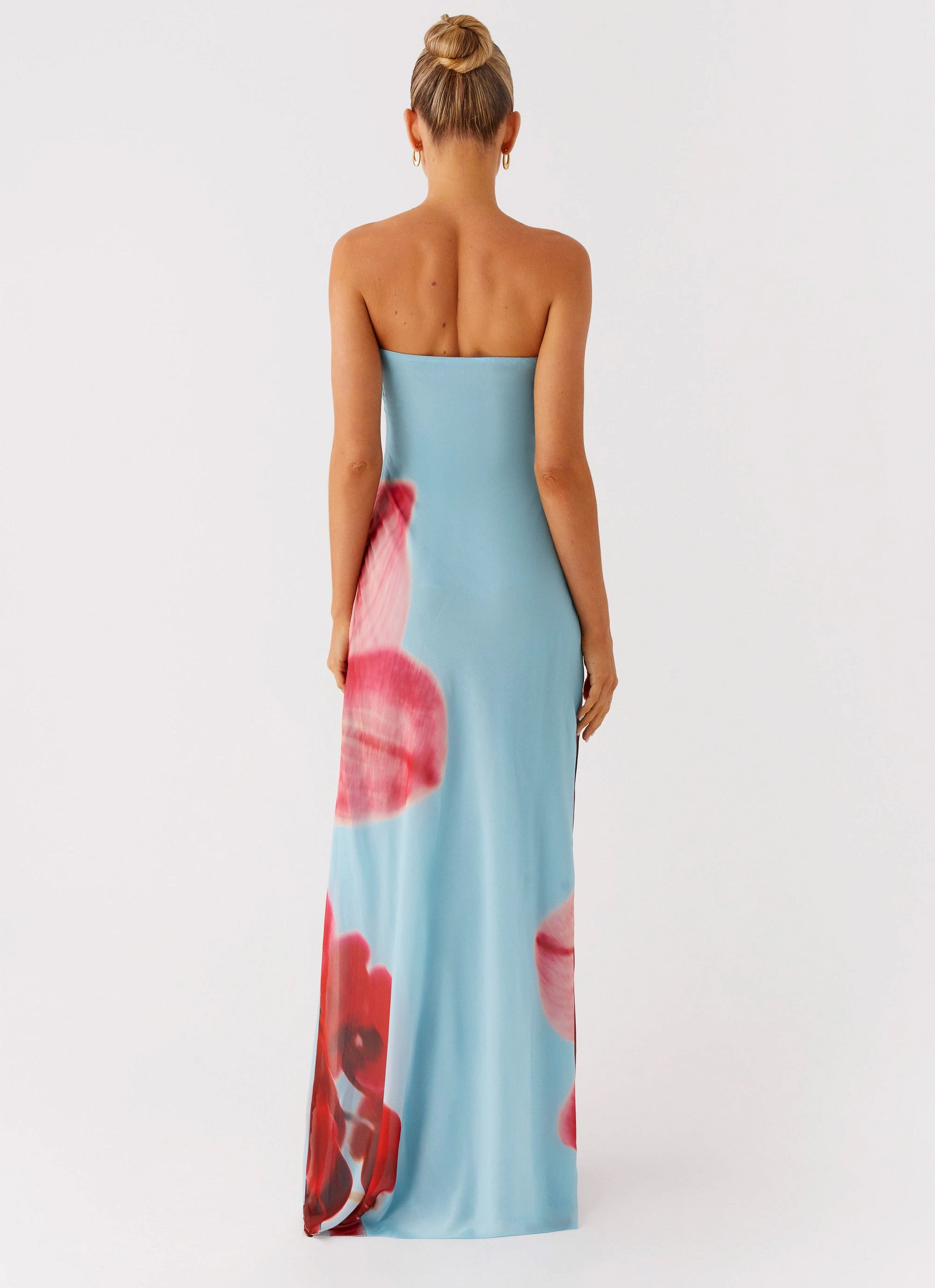 Balanced Look Tactile Feel Amelle Maxi Dress - Turquoise Bloom