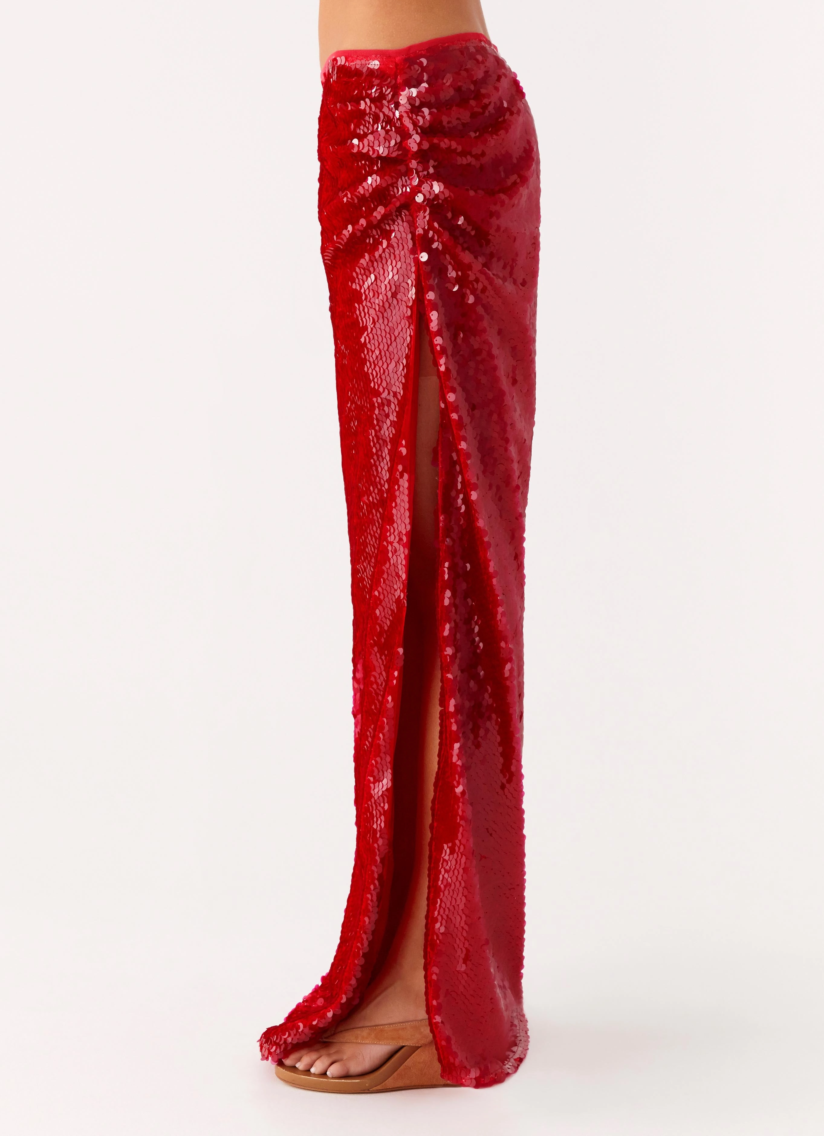 Amosa Maxi Skirt - Fuchsia Chic Design