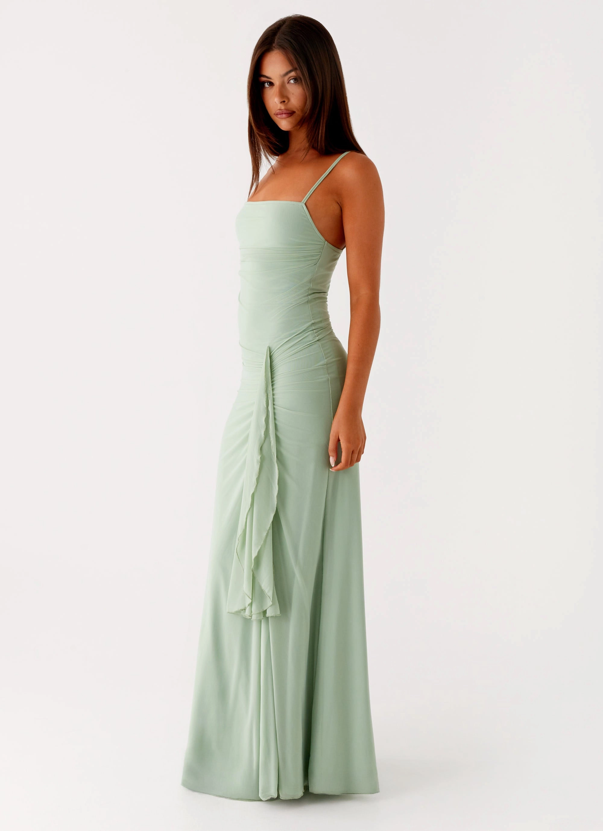 Amphi Maxi Dress - Sage Soft Texture