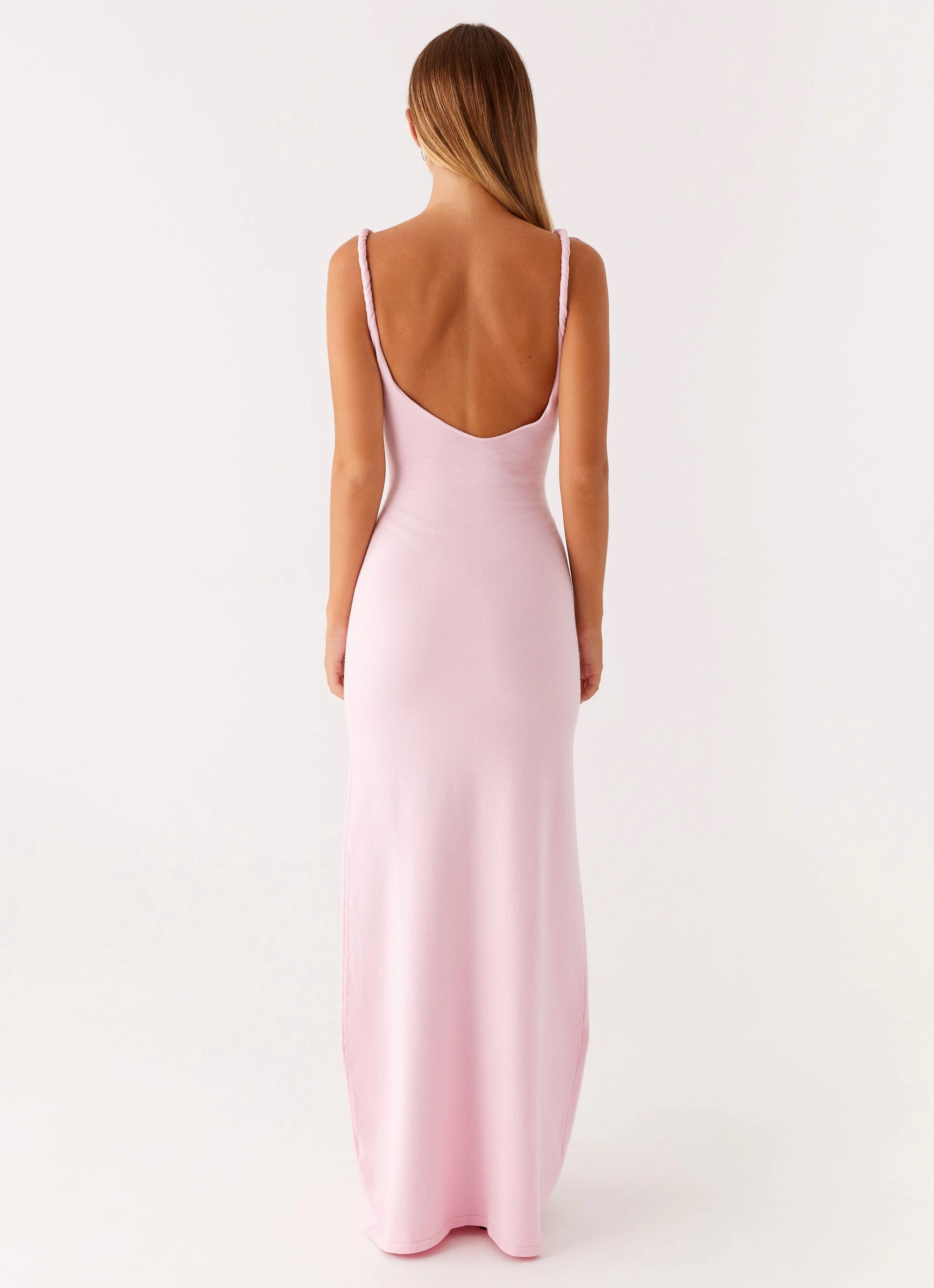 Color Soft Perfect For Work Anastasia Maxi Dress - Pink
