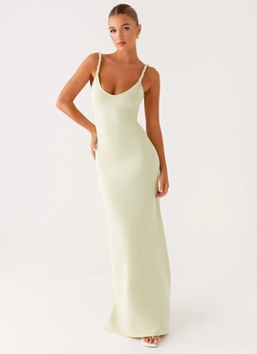 Anastasia Maxi Dress - Sage Flowing Design